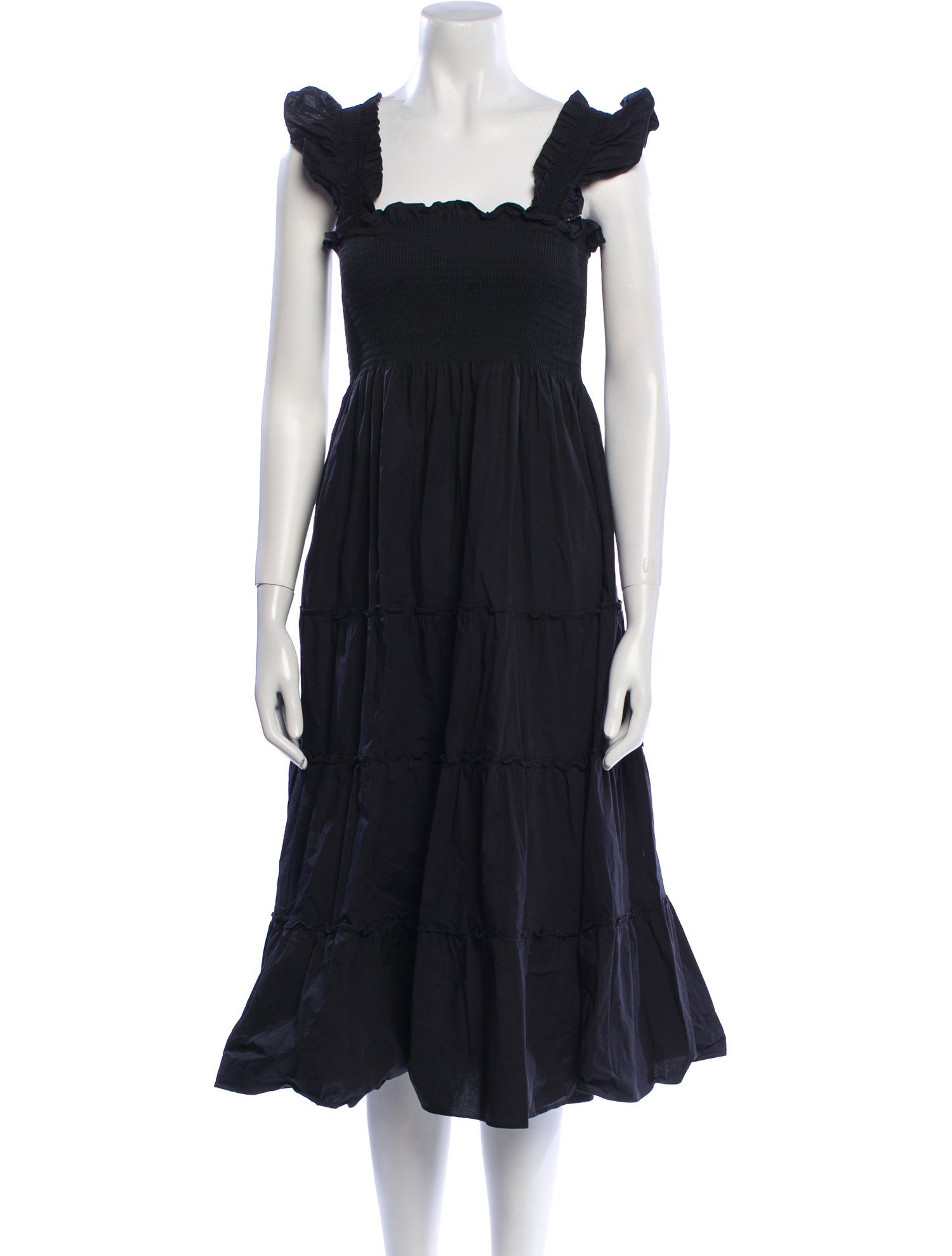 Hill House Home Square Neckline Midi Length Dress