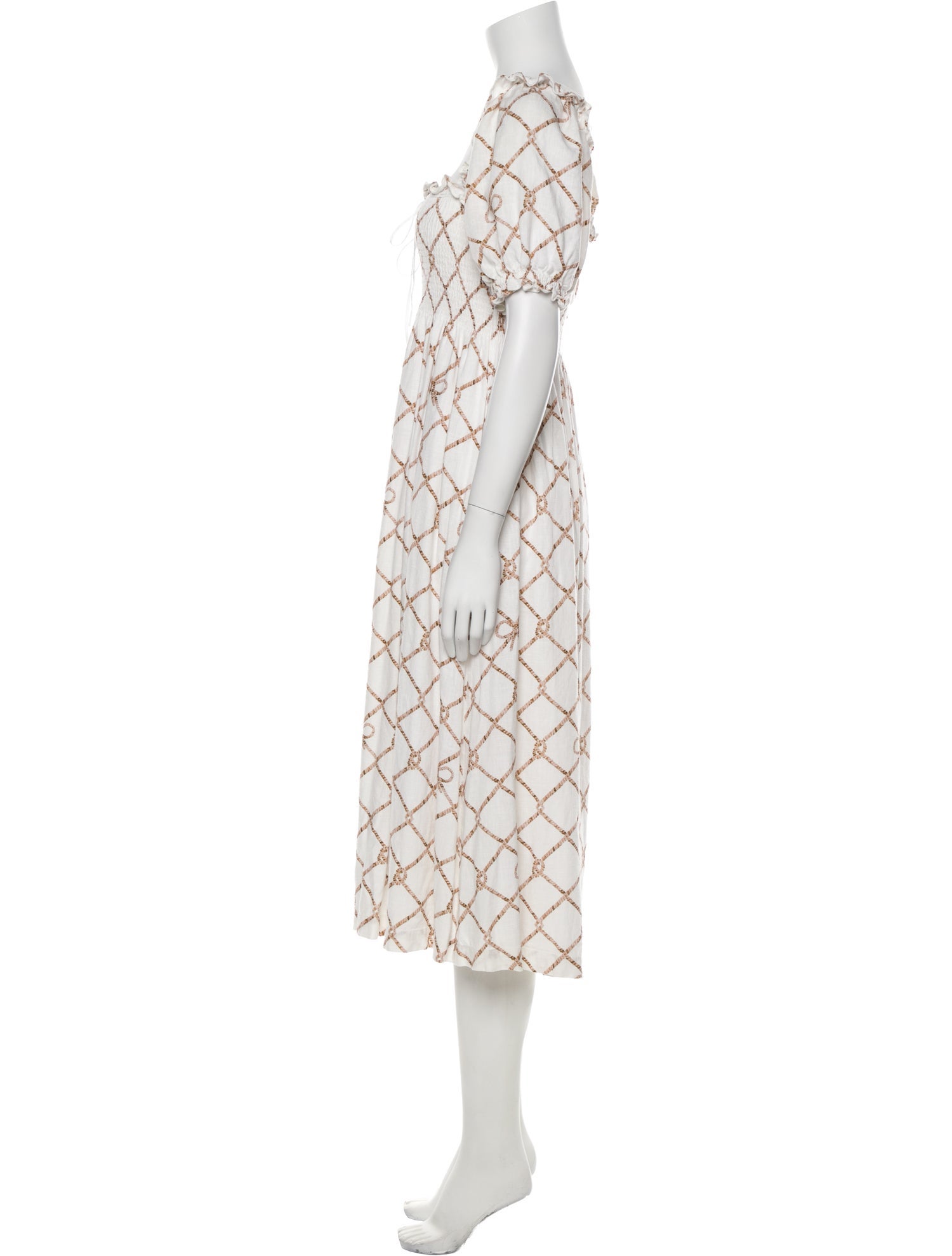 Hill House Home Printed Midi Length Dress