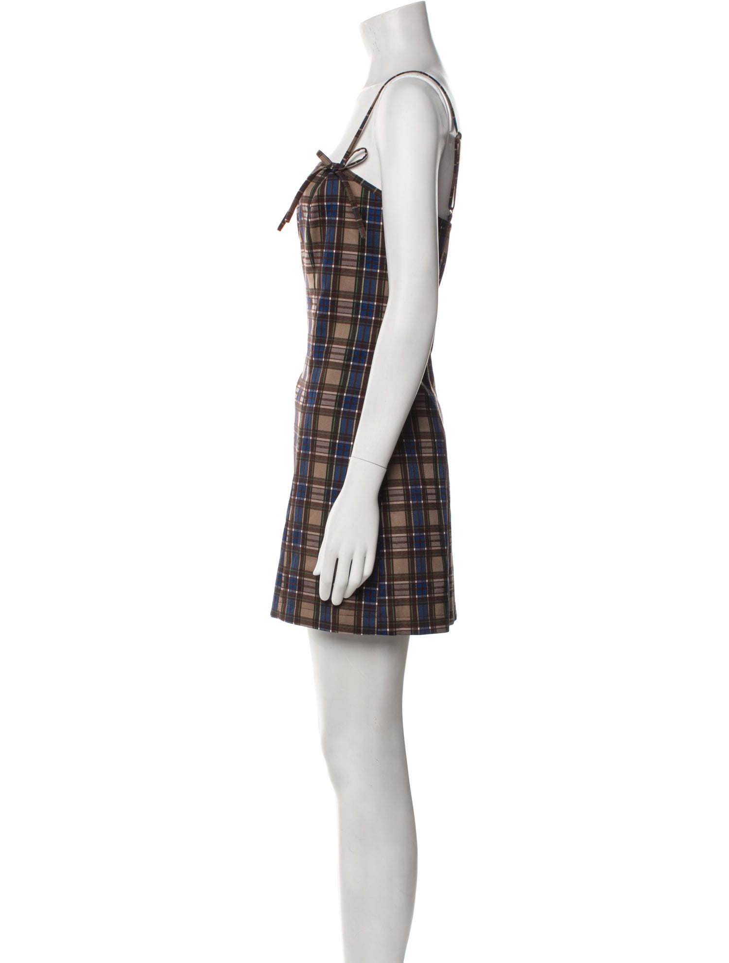 Hill House Home Plaid Print Mini Dress w/ Tags