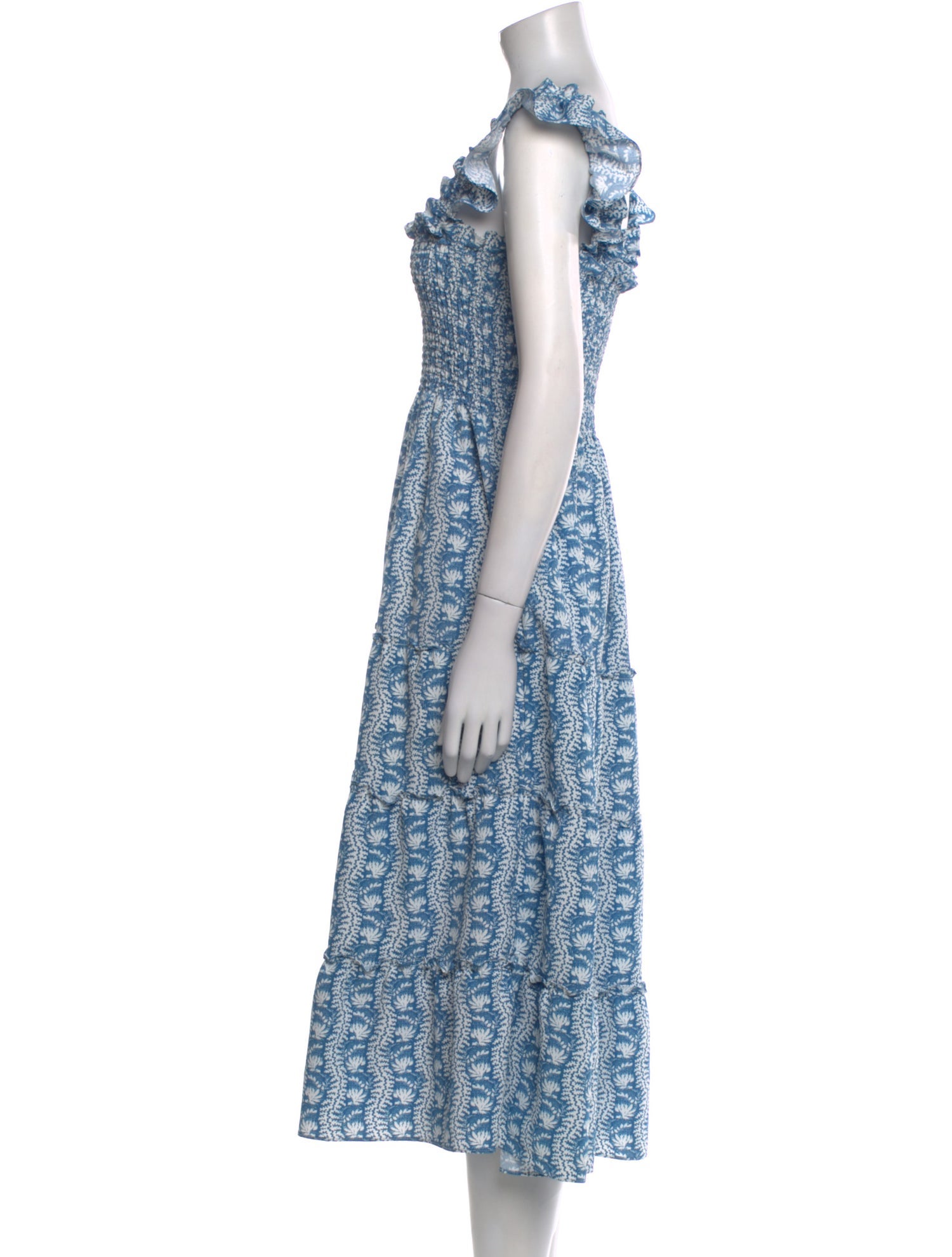 Hill House Home Printed Midi Length Dress