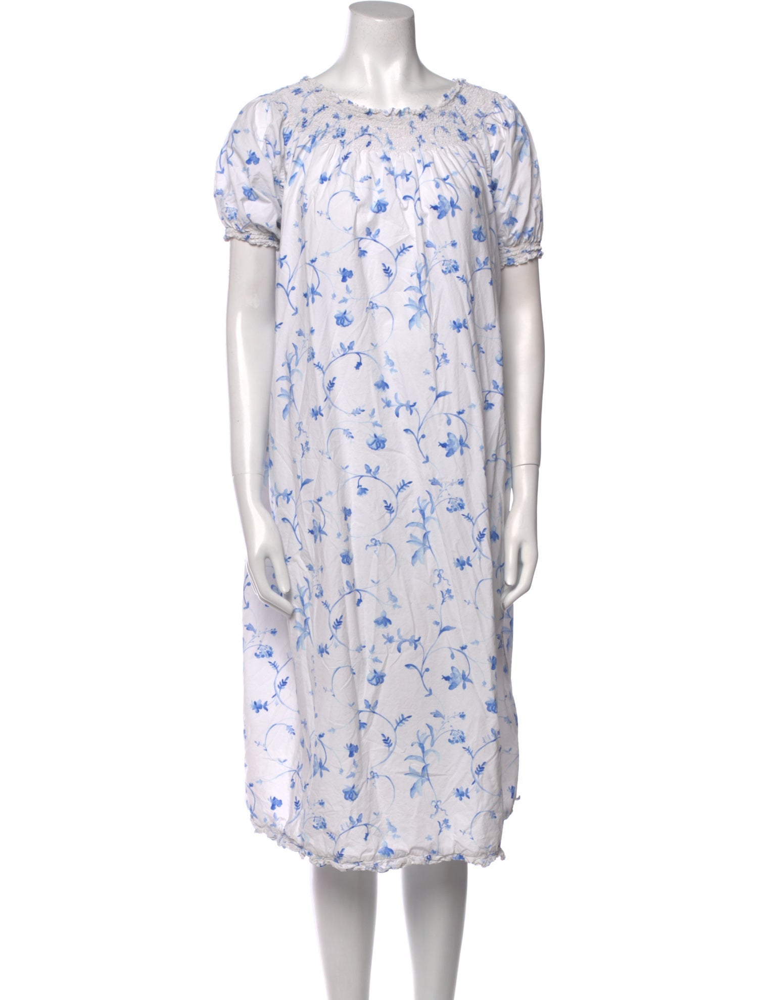 Hill House Home Floral Print Midi Length Dress