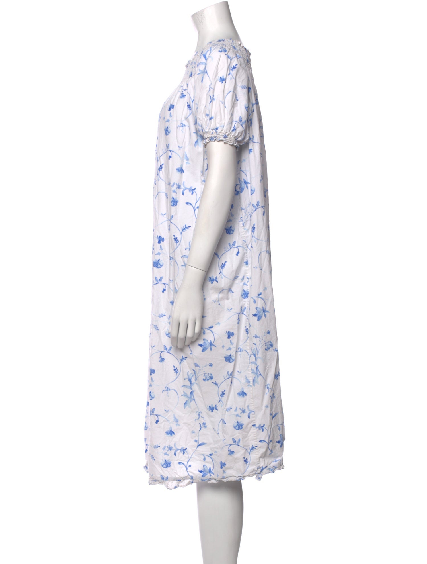 Hill House Home Floral Print Midi Length Dress