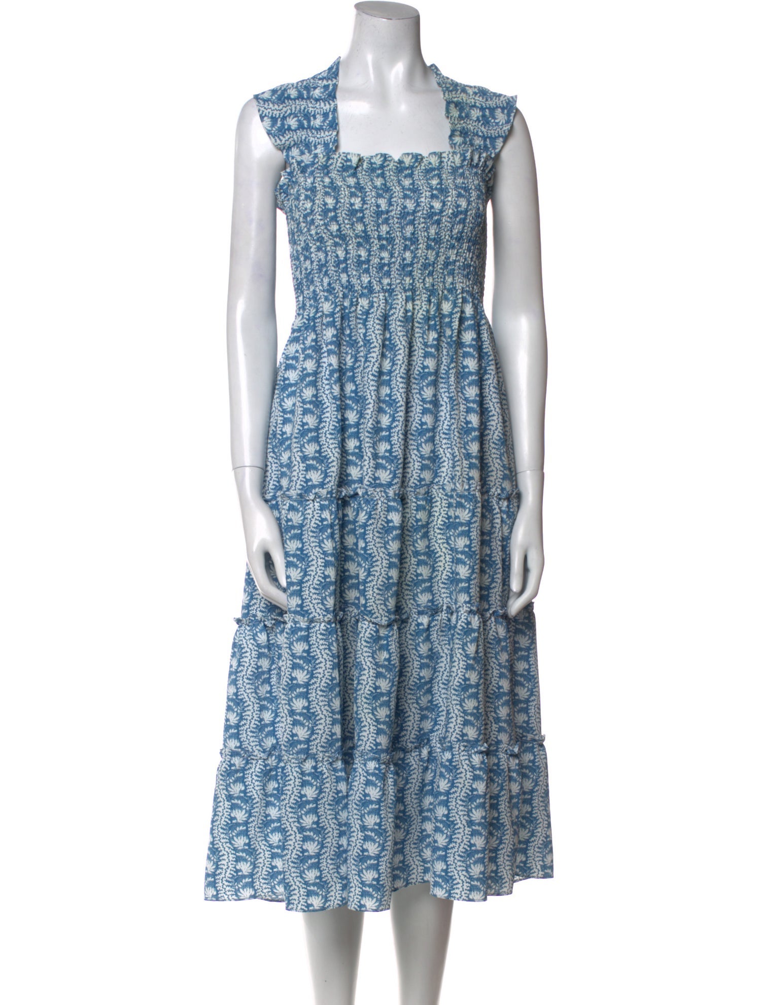 Hill House Home Printed Midi Length Dress