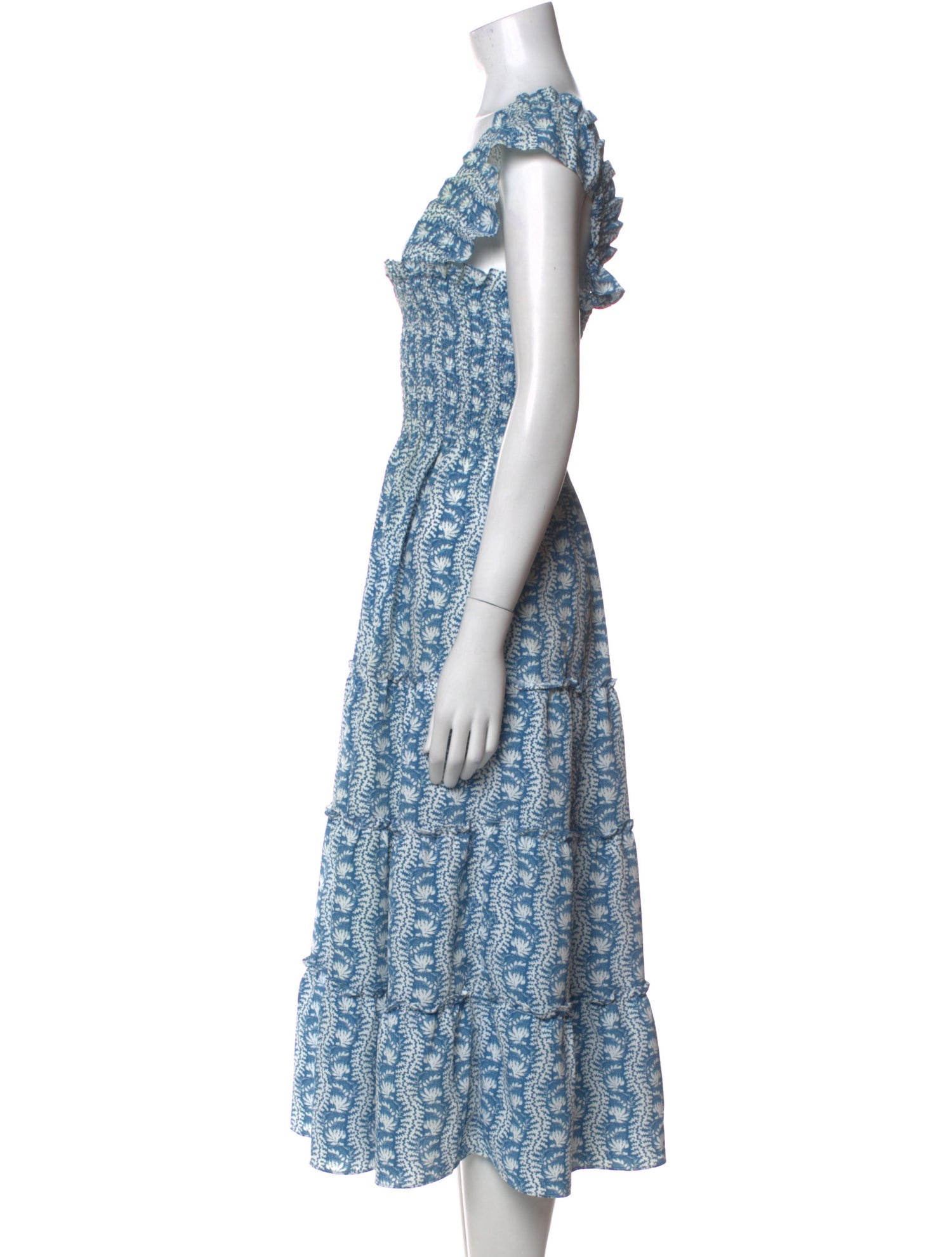 Hill House Home Printed Midi Length Dress