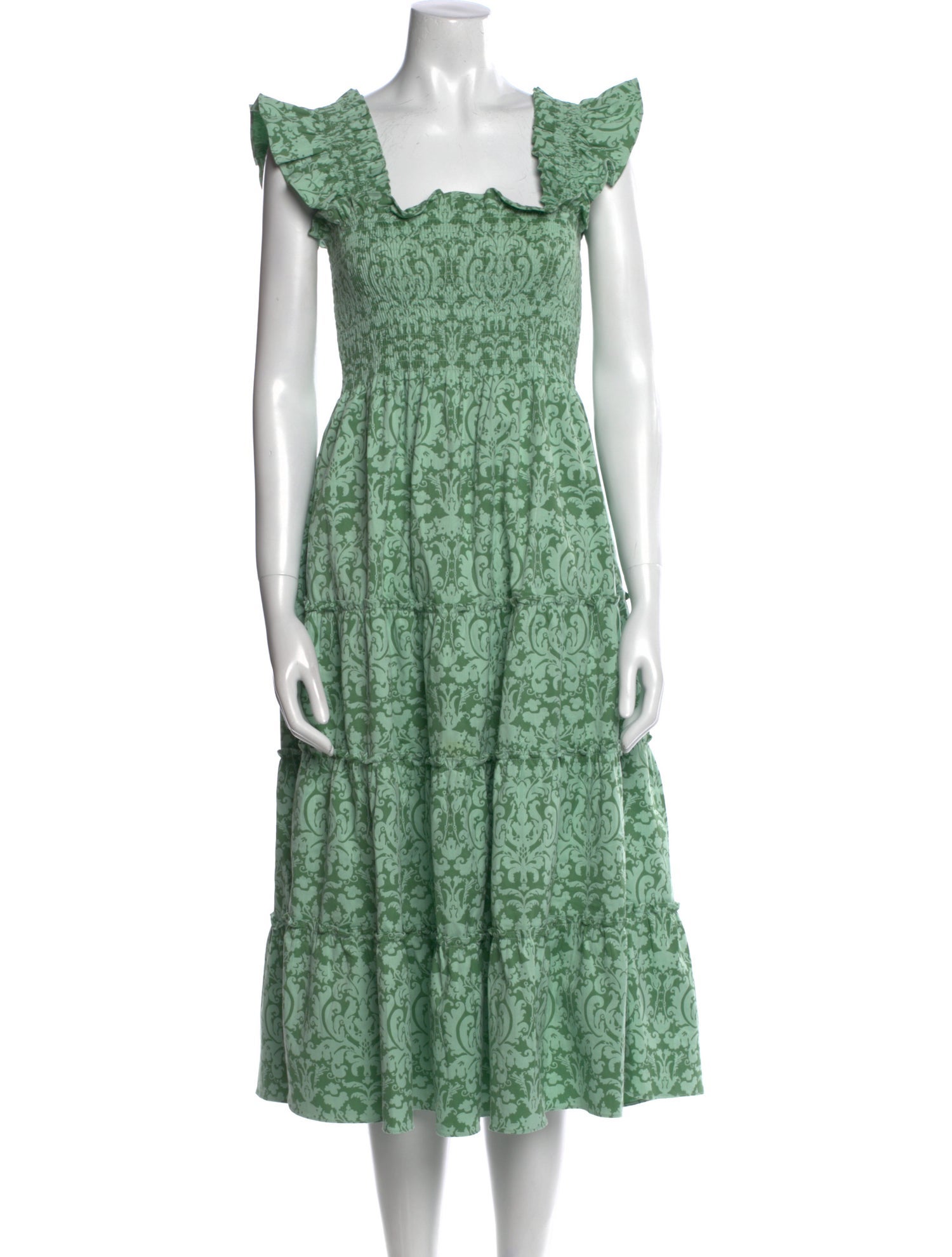 Hill House Home Printed Midi Length Dress