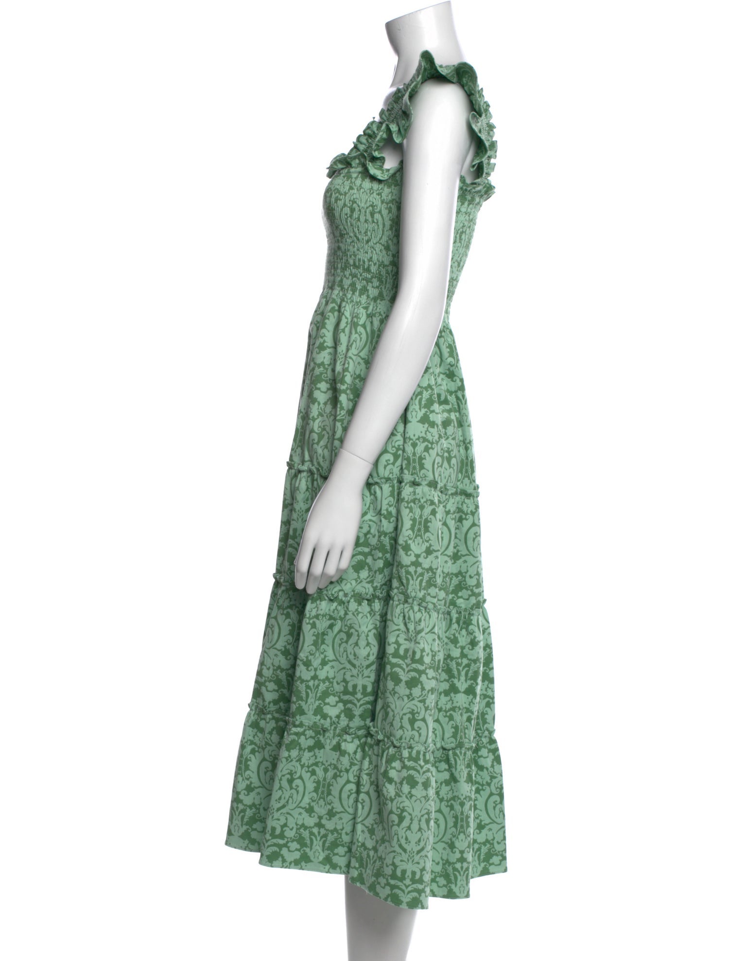 Hill House Home Printed Midi Length Dress