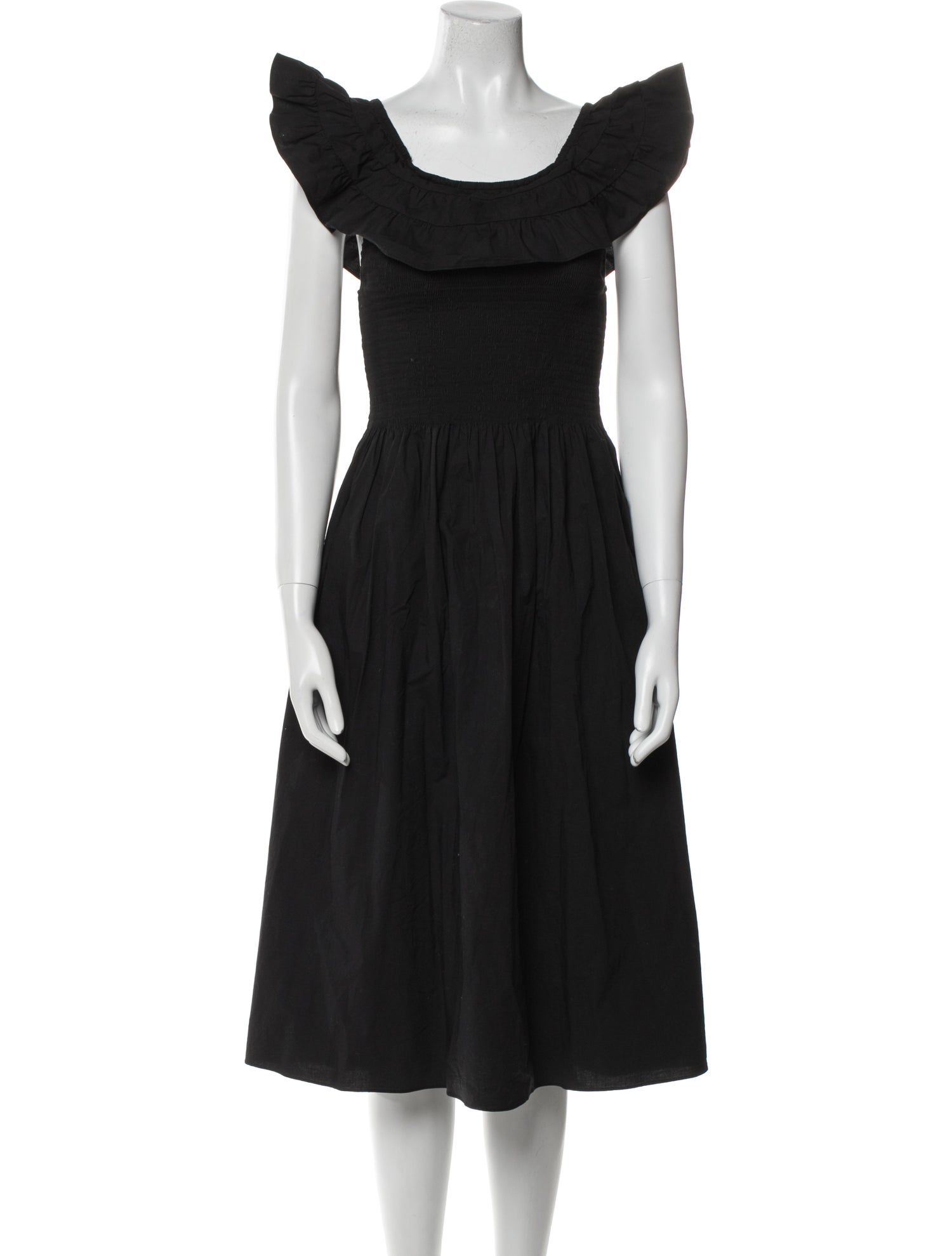 Hill House Home Scoop Neck Midi Length Dress