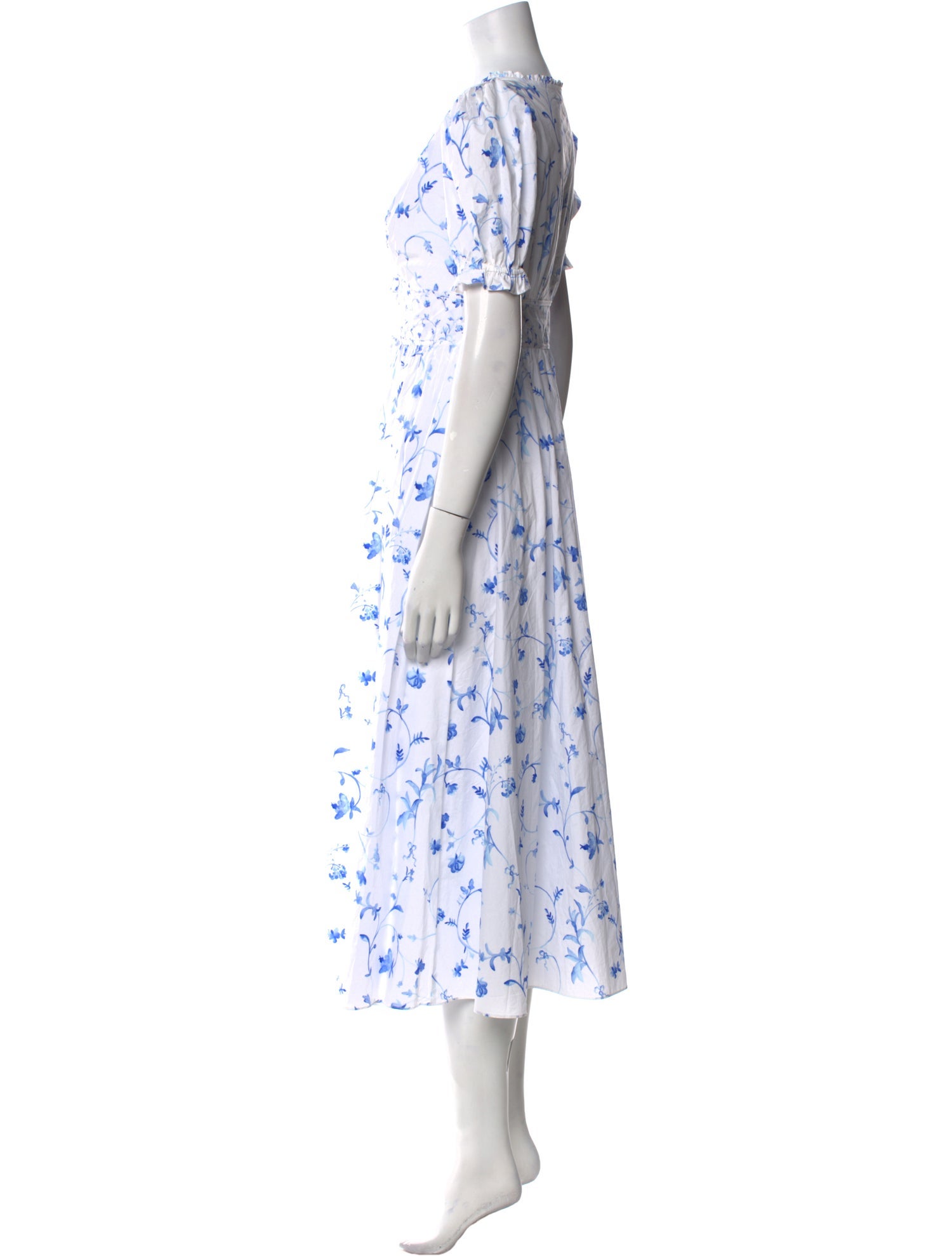 Hill House Home Floral Print Knee-Length Dress