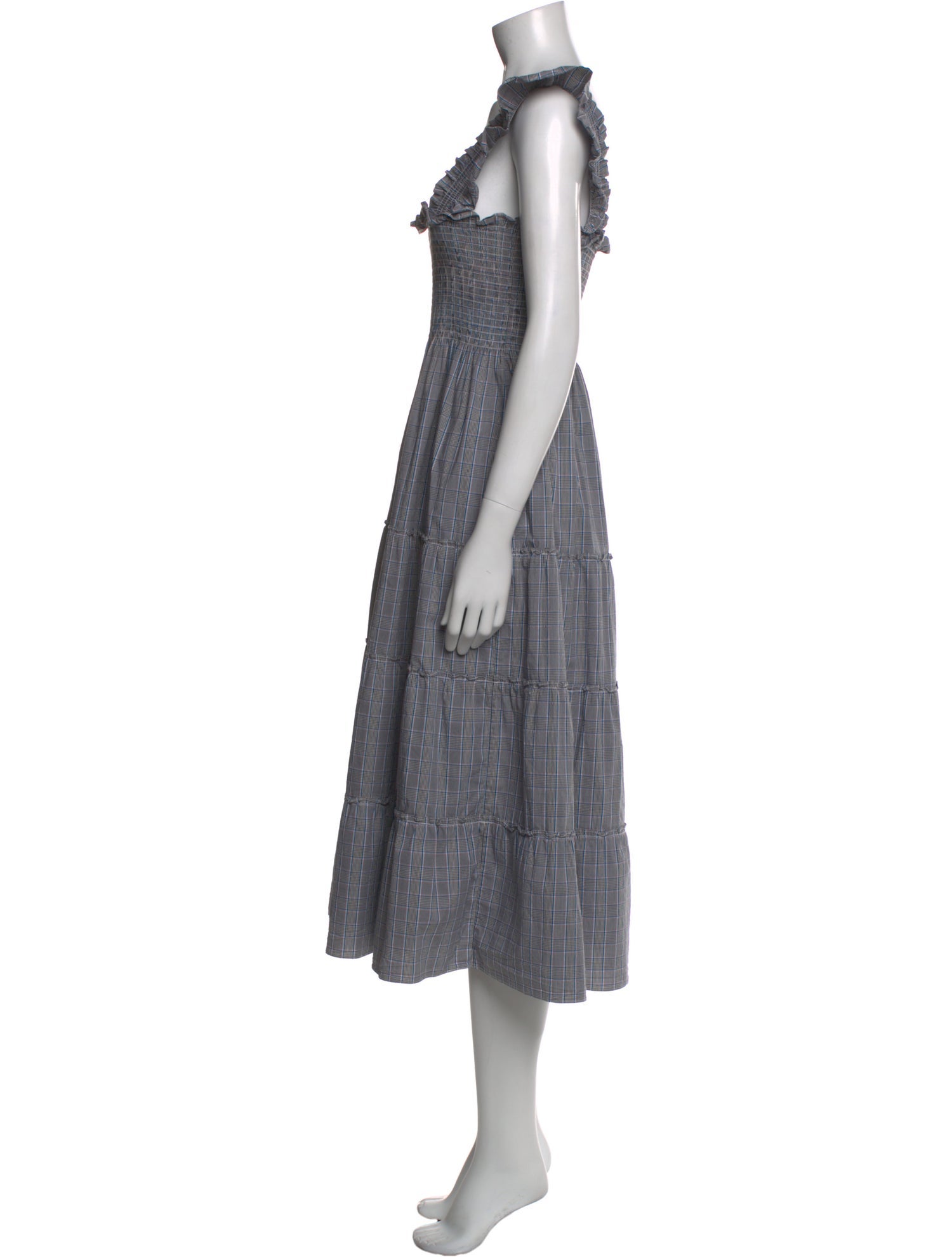 Hill House Home Plaid Print Long Dress