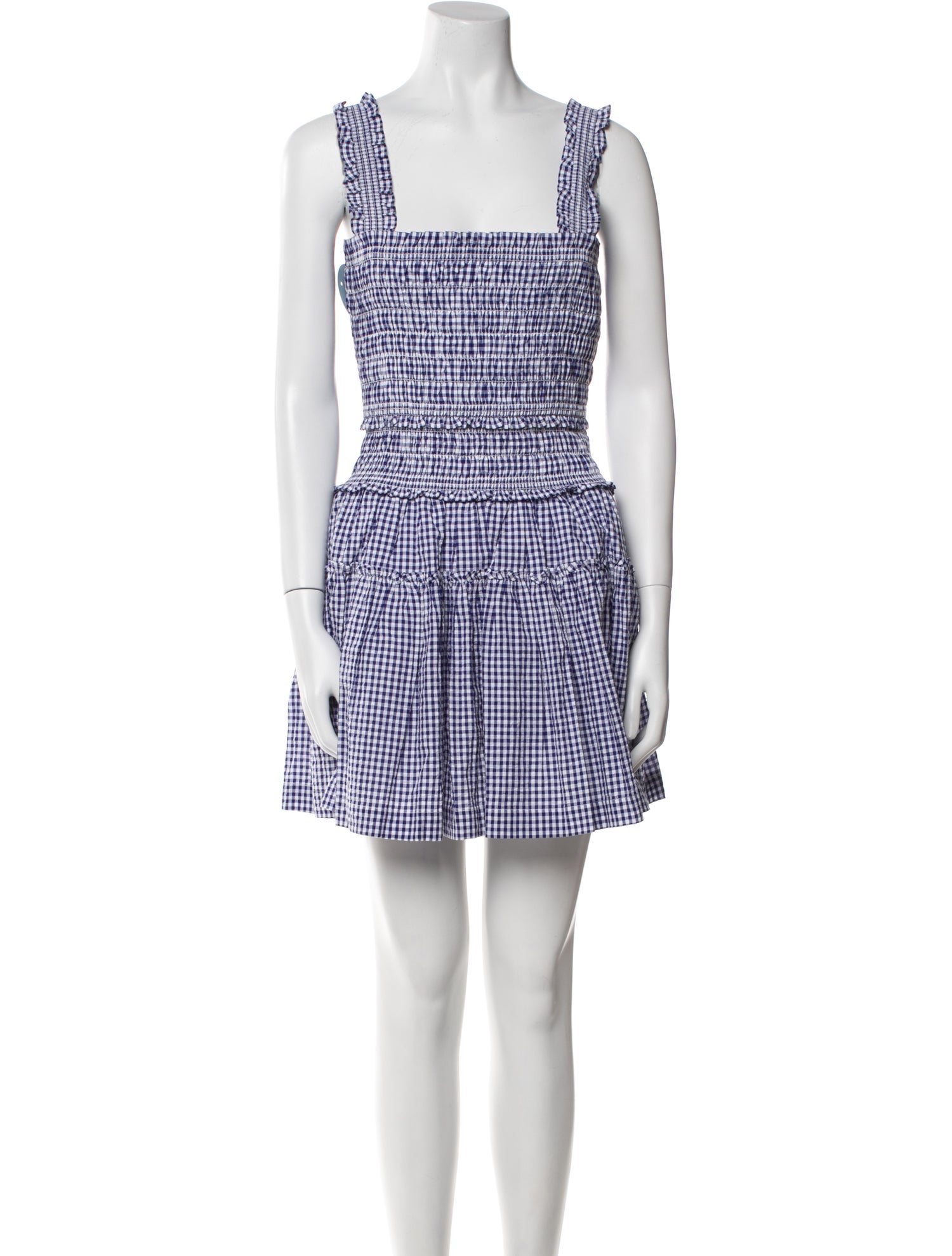 Hill House Home Plaid Print Mini Dress w/ Tags