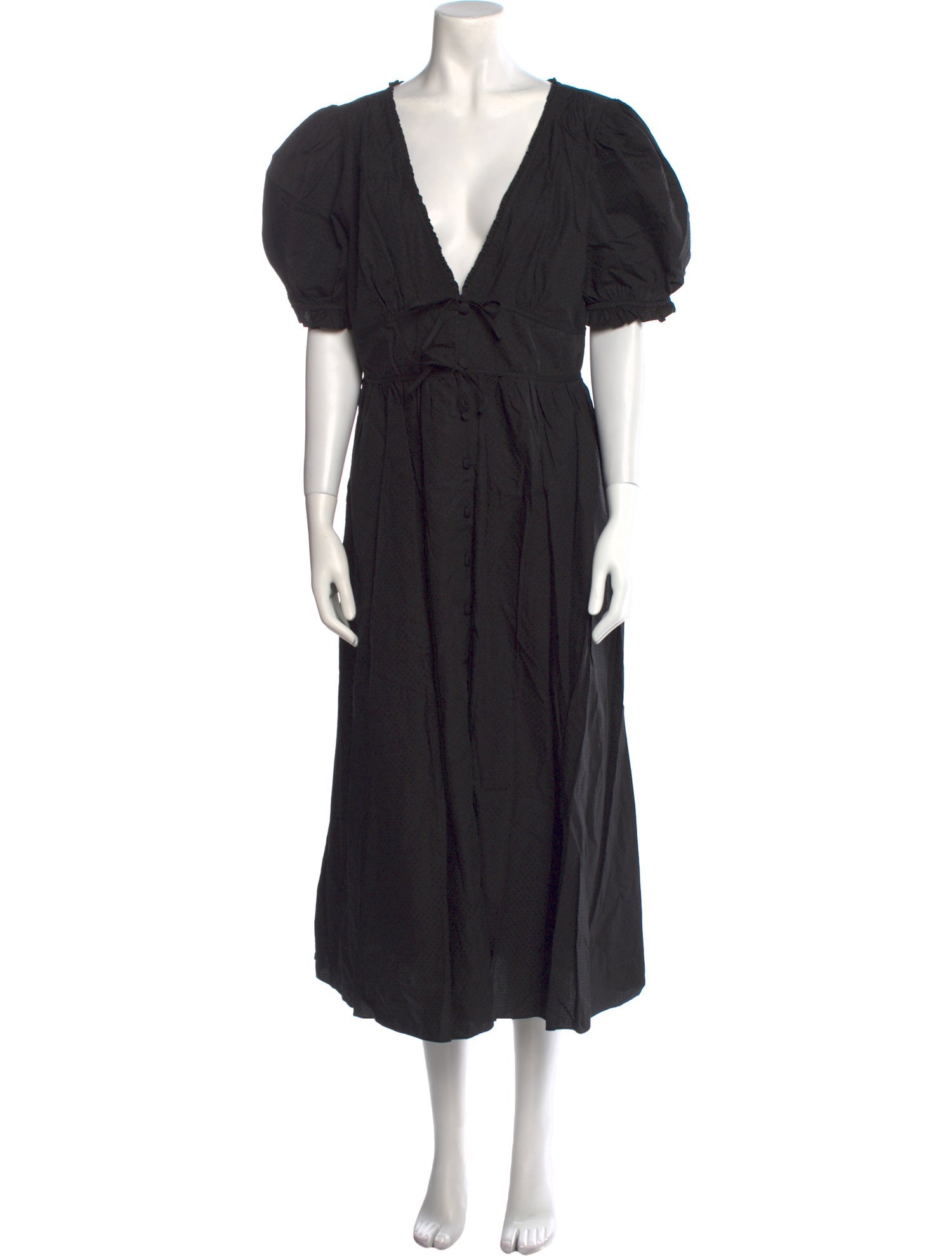 Hill House Home V-Neck Midi Length Dress w/ Tags