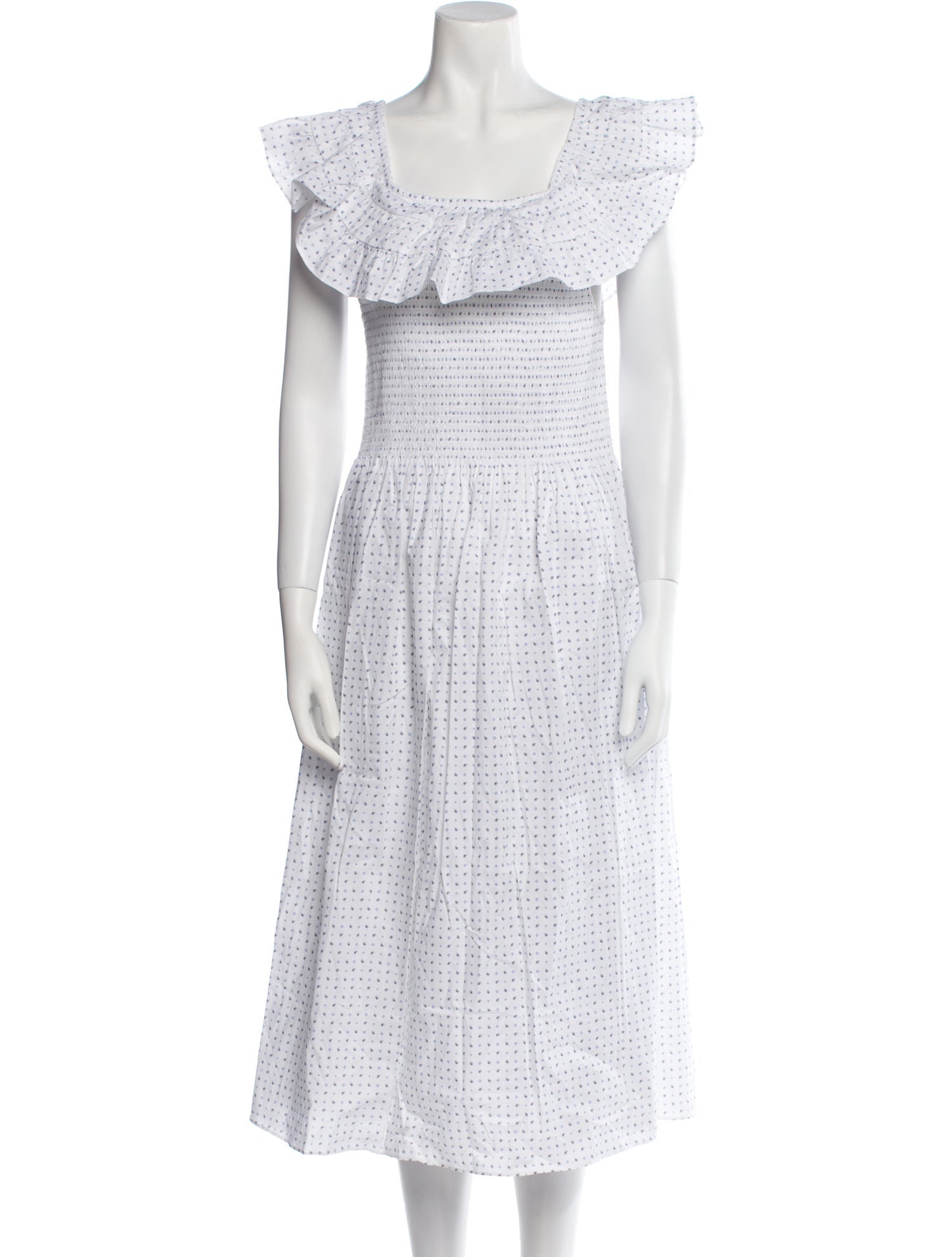 Hill House Home Polka Dot Print Long Dress
