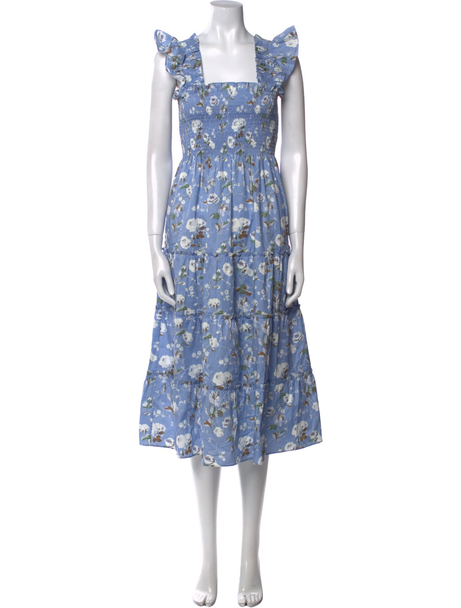 Hill House Home Floral Print Knee-Length Dress