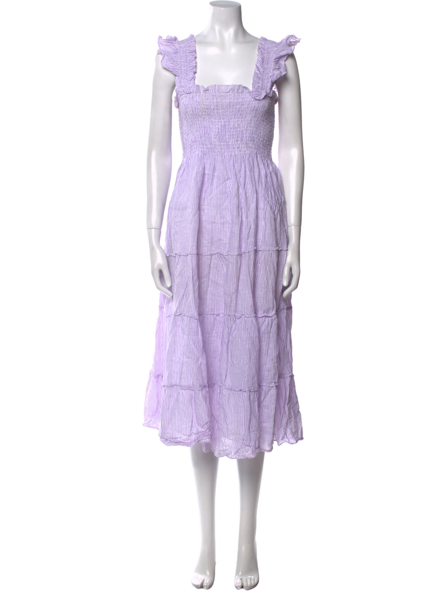 Hill House Home Linen Knee-Length Dress