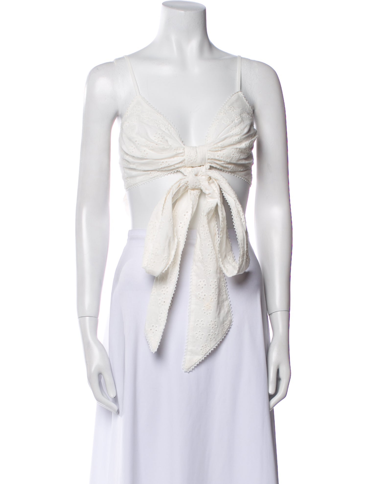 Hill House Home V-Neck Sleeveless Crop Top