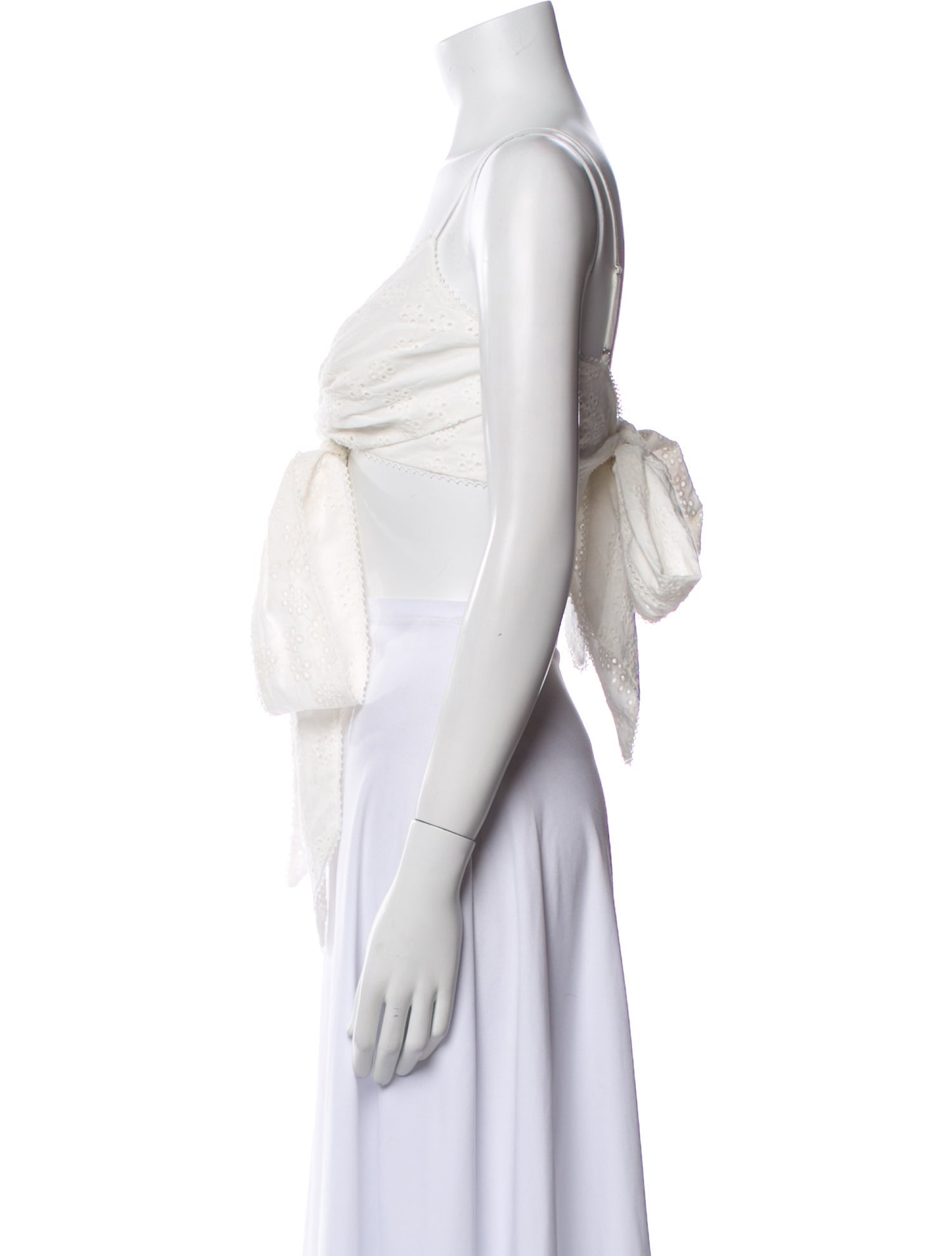 Hill House Home V-Neck Sleeveless Crop Top