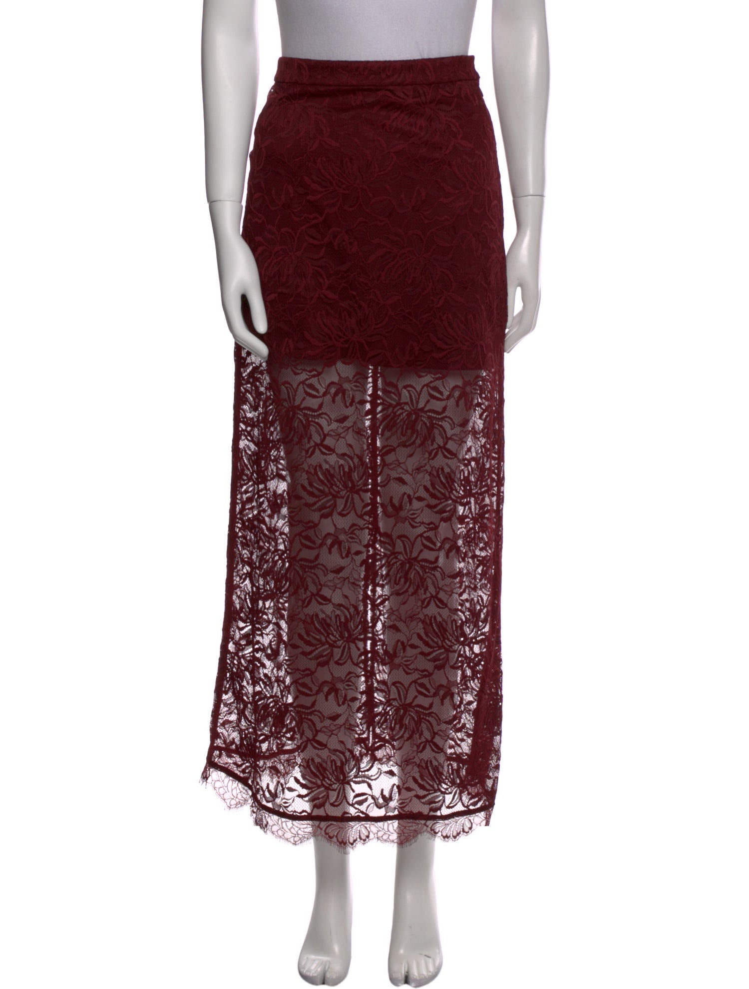 Hill House Home Lace Pattern Midi Length Skirt