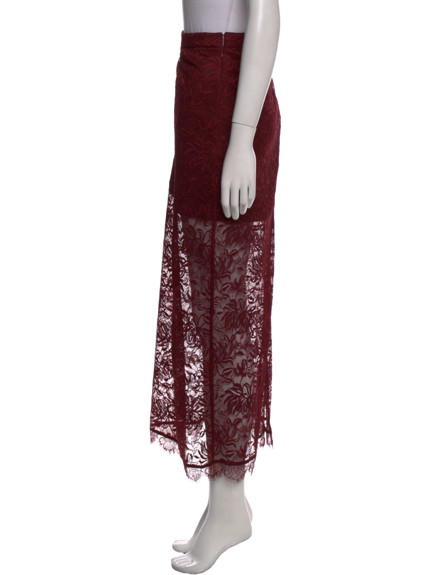 Hill House Home Lace Pattern Midi Length Skirt