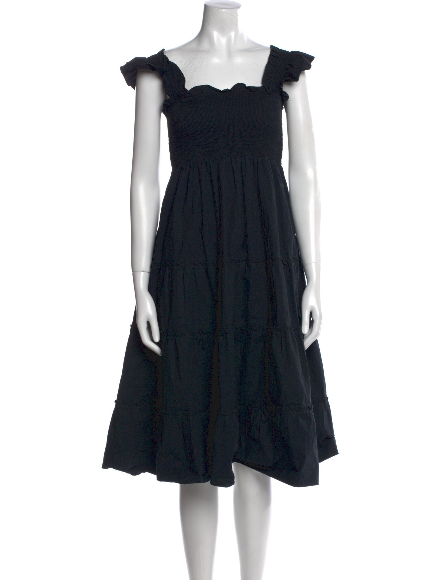 Hill House Home Square Neckline Midi Length Dress