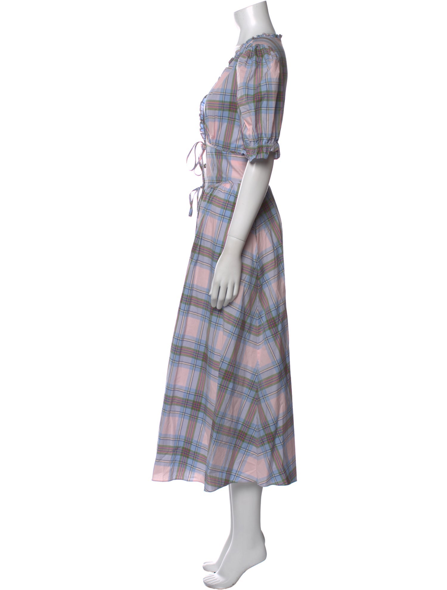Hill House Home Plaid Print Long Dress