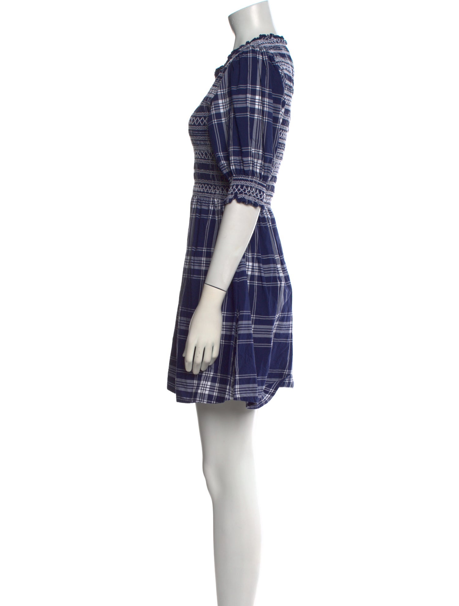 Hill House Home Plaid Print Mini Dress