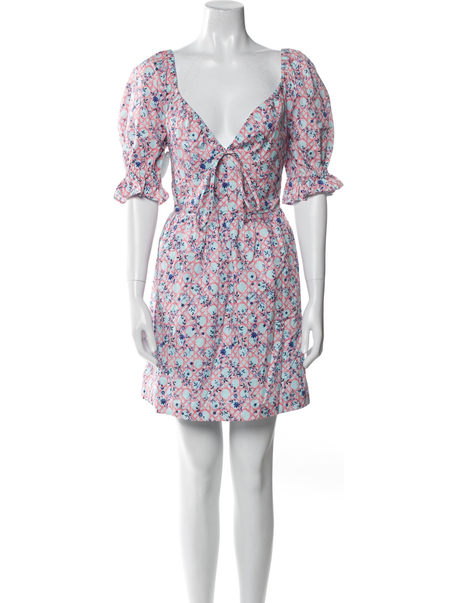 Hill House Home Floral Print Mini Dress w/ Tags