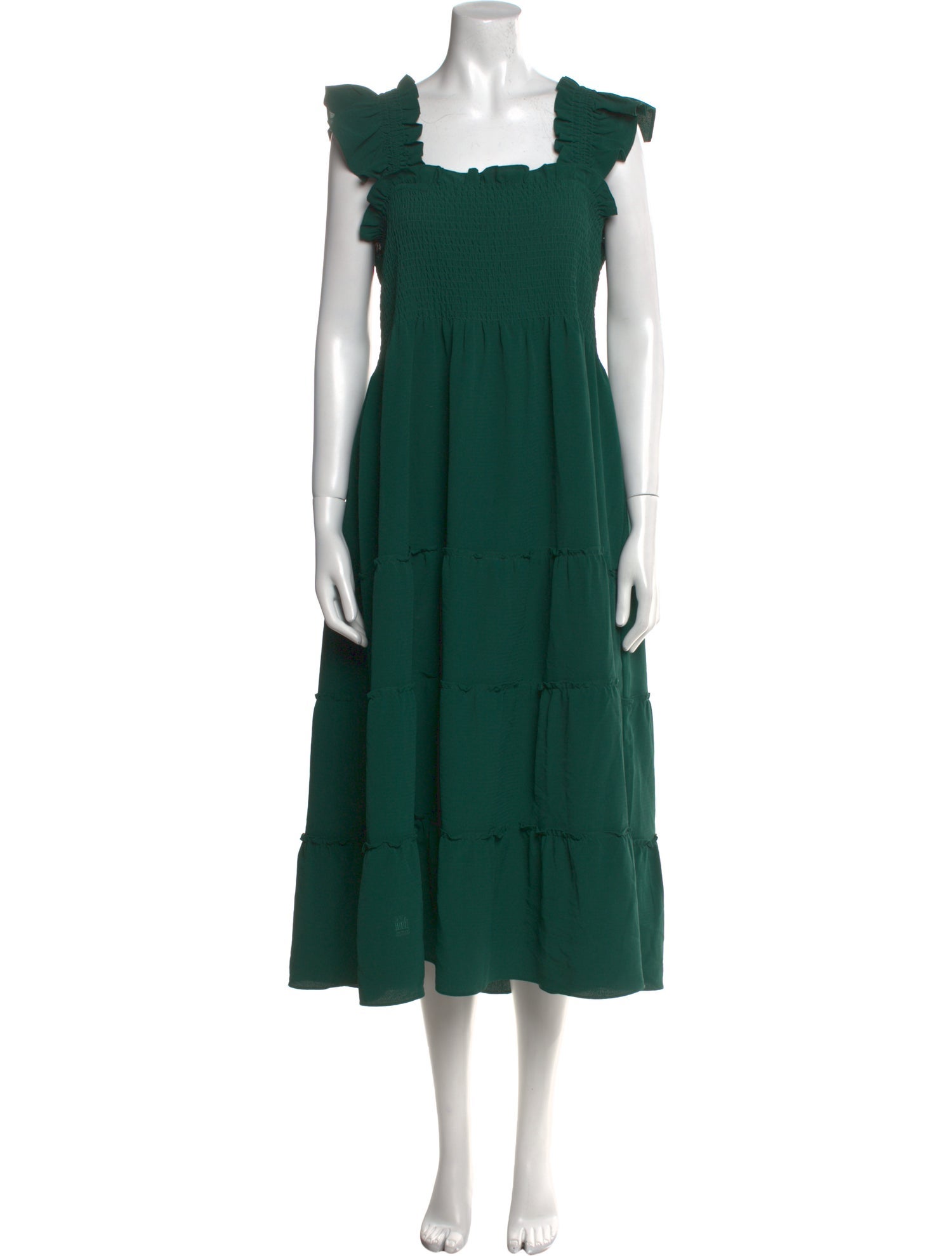 Hill House Home Square Neckline Midi Length Dress