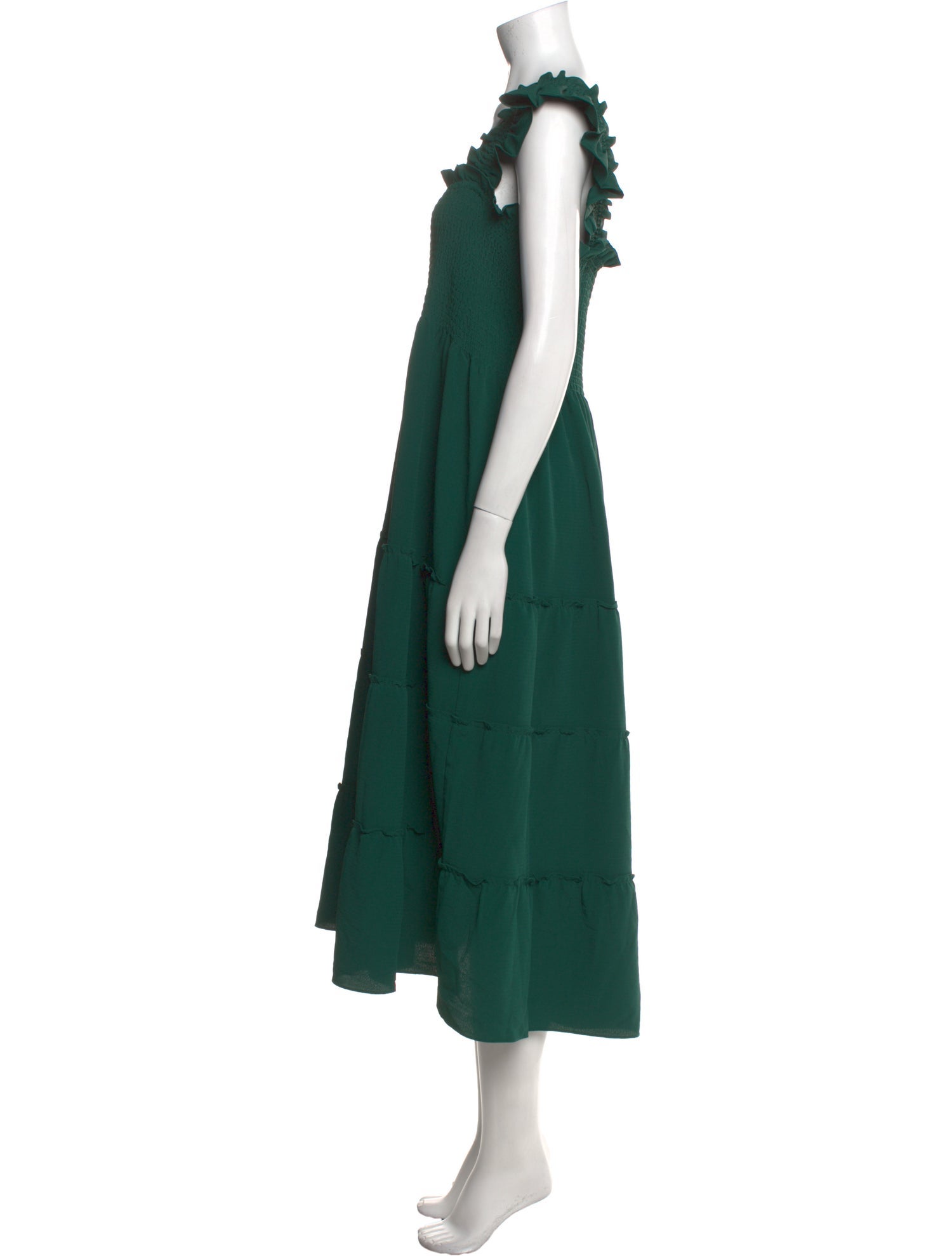 Hill House Home Square Neckline Midi Length Dress