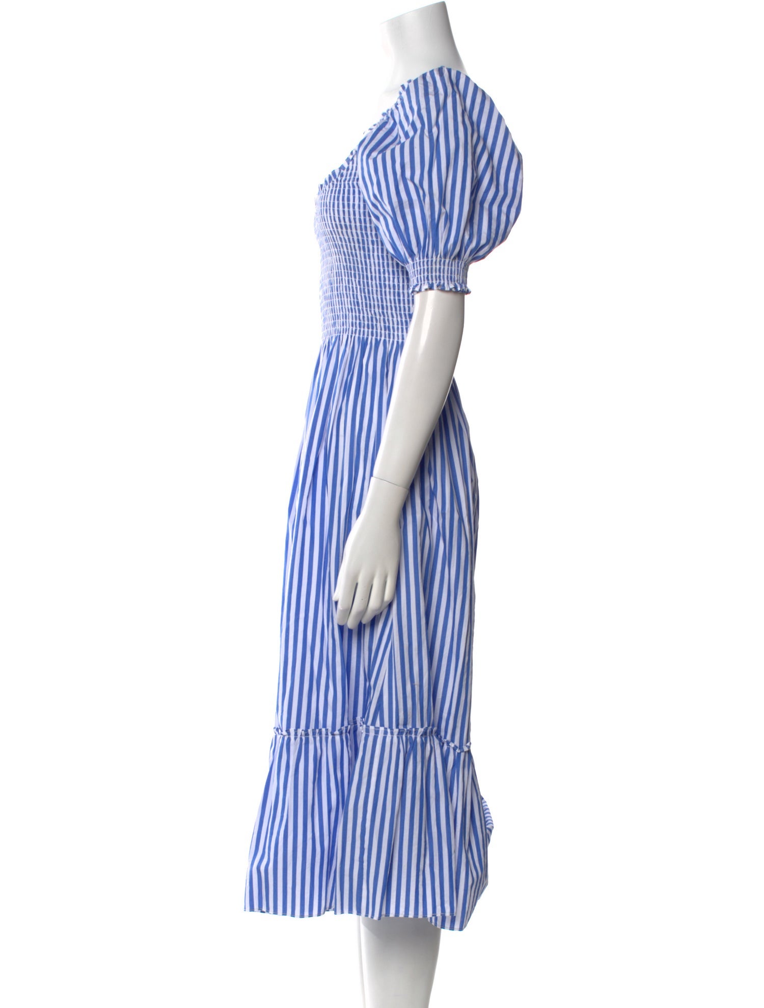 Hill House Home Striped Midi Length Dress