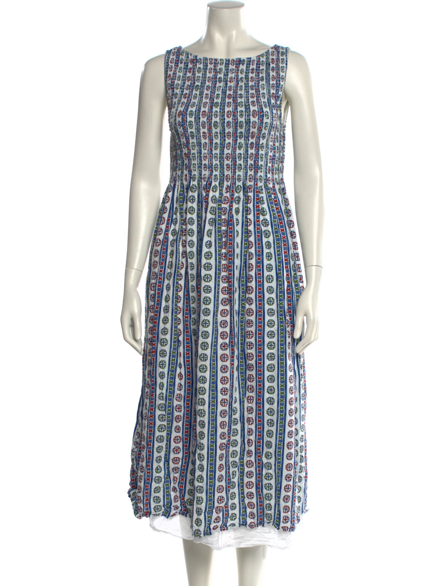 Hill House Home Printed Midi Length Dress