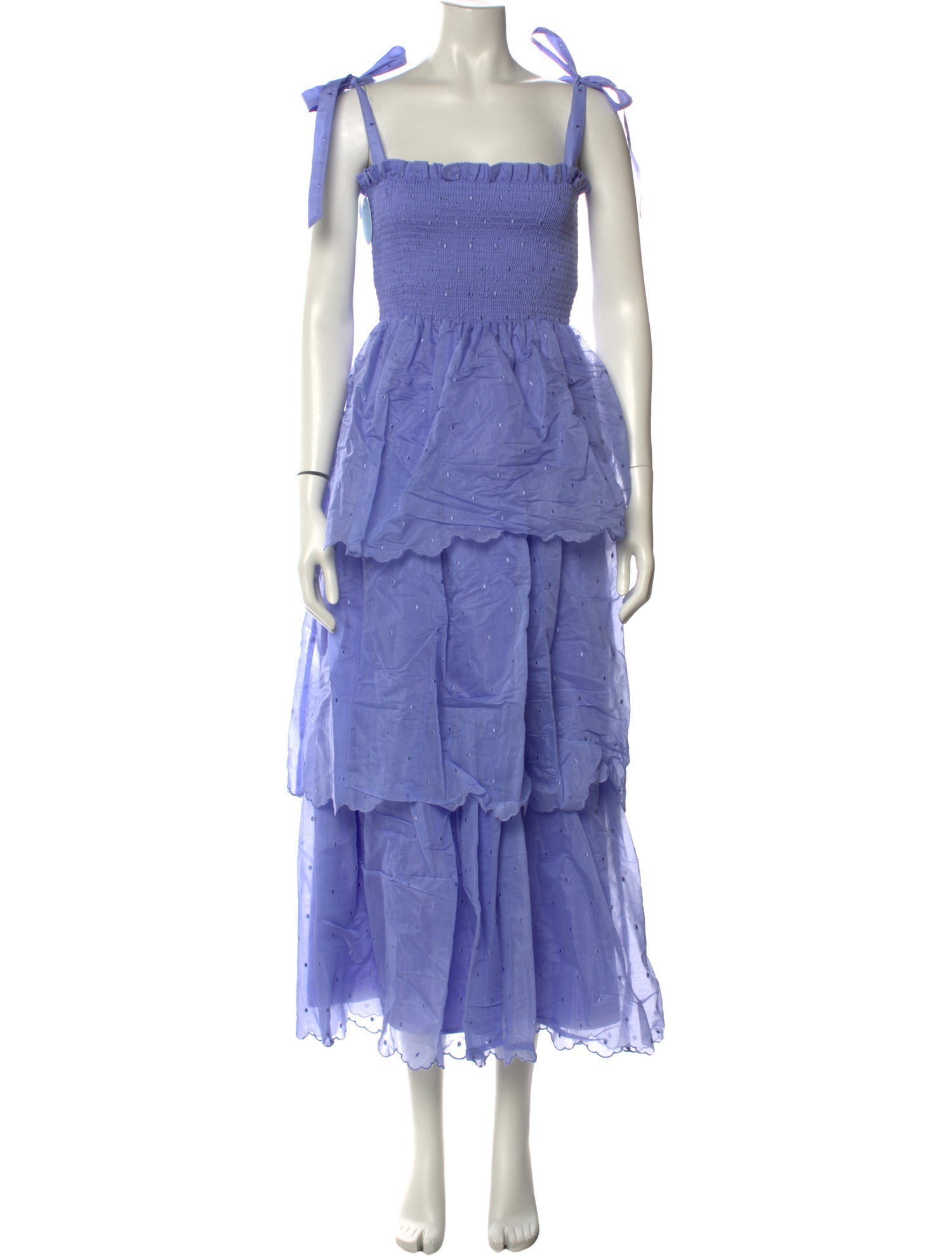 Hill House Home Square Neckline Midi Length Dress