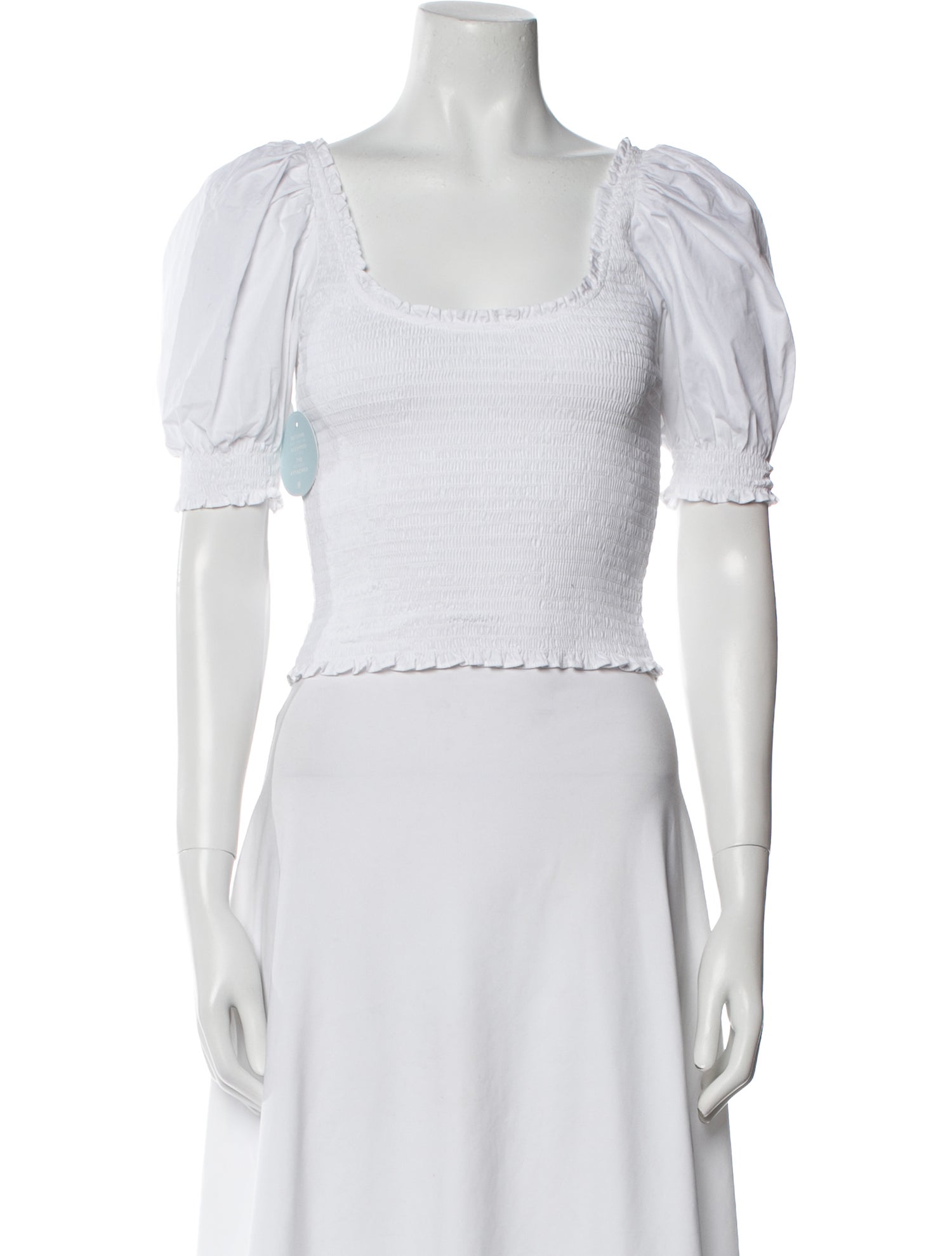 Hill House Home Square Neckline Short Sleeve Crop Top w/ Tags