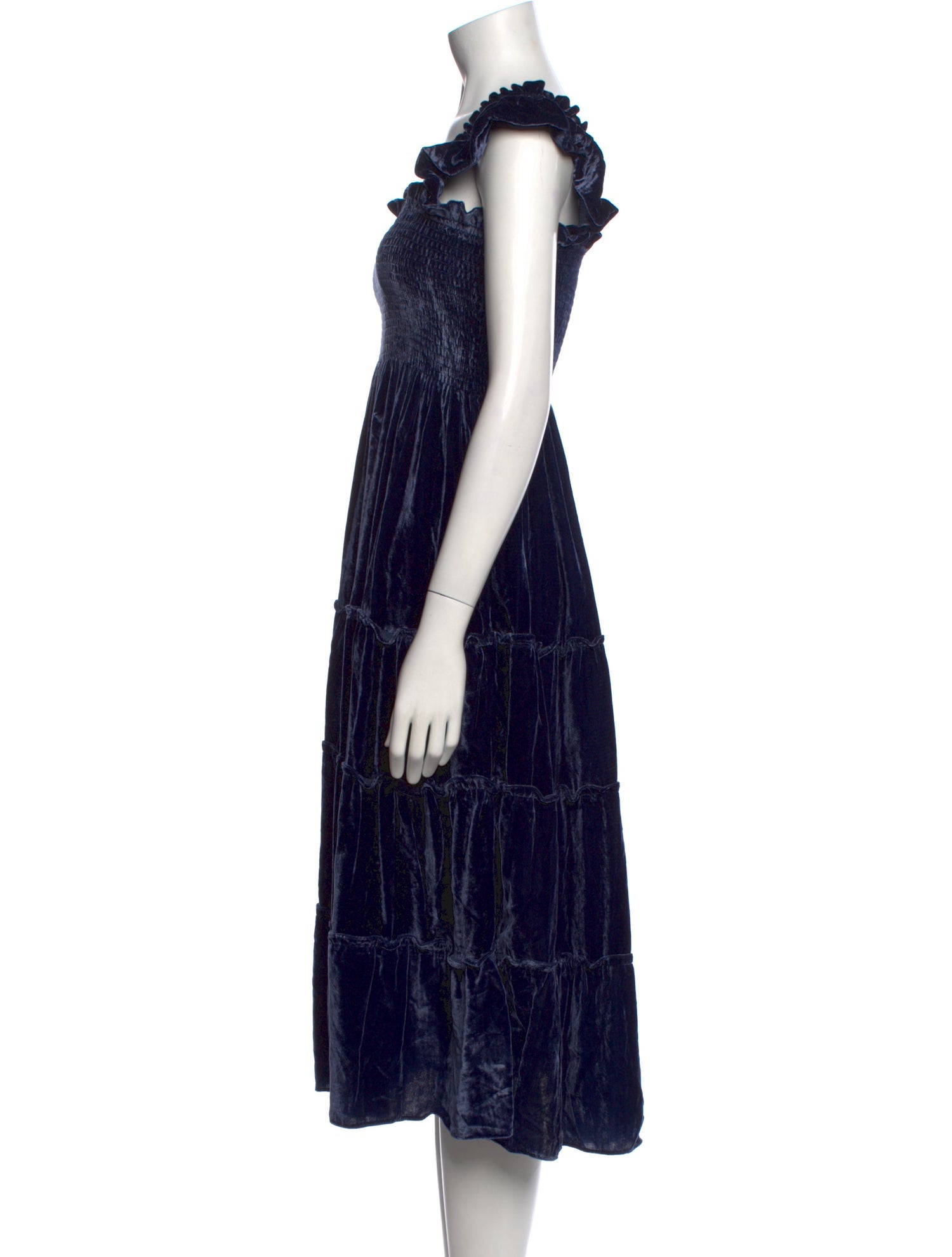 Hill House Home Square Neckline Midi Length Dress