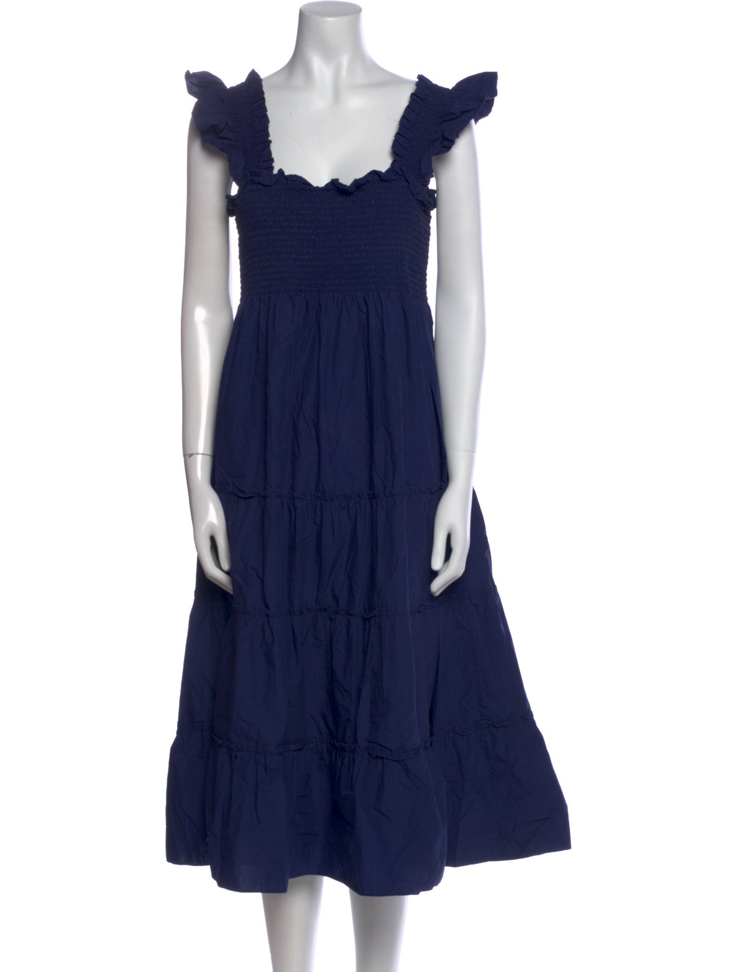 Hill House Home Square Neckline Midi Length Dress