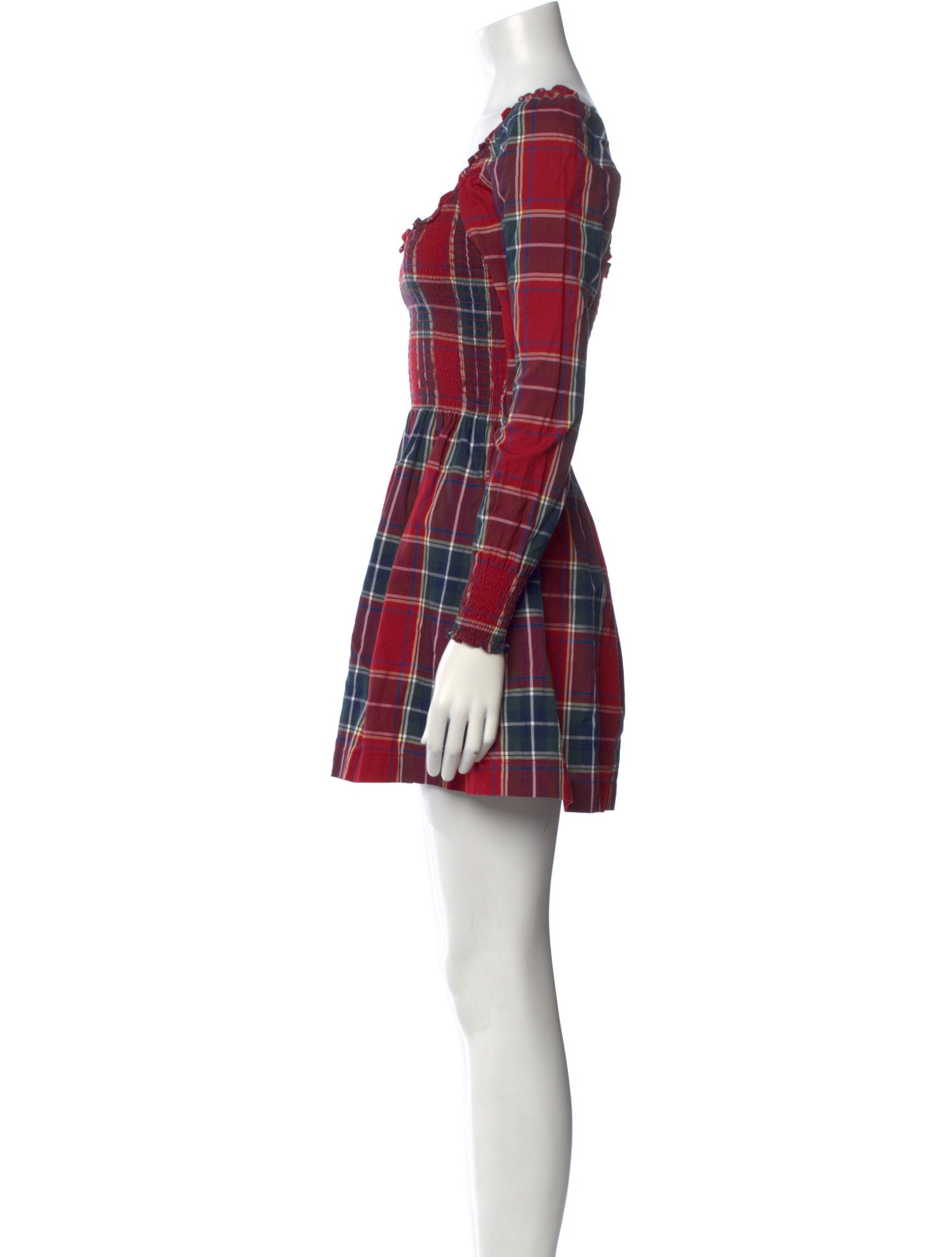 Hill House Home Plaid Print Mini Dress