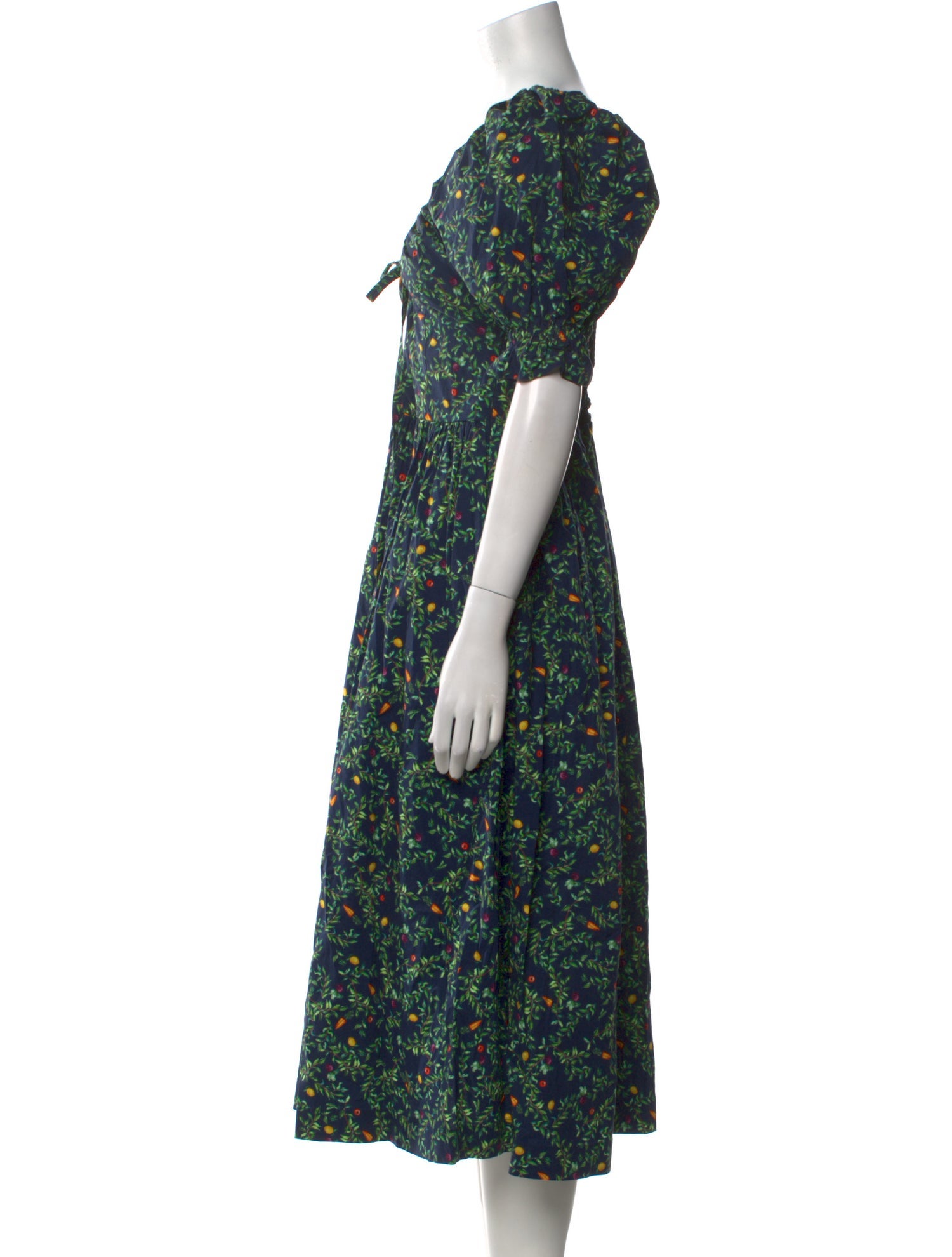 Hill House Home Floral Print Midi Length Dress