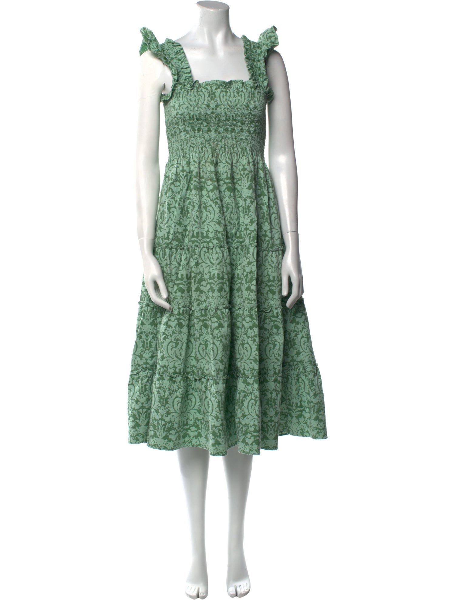 Hill House Home Printed Midi Length Dress