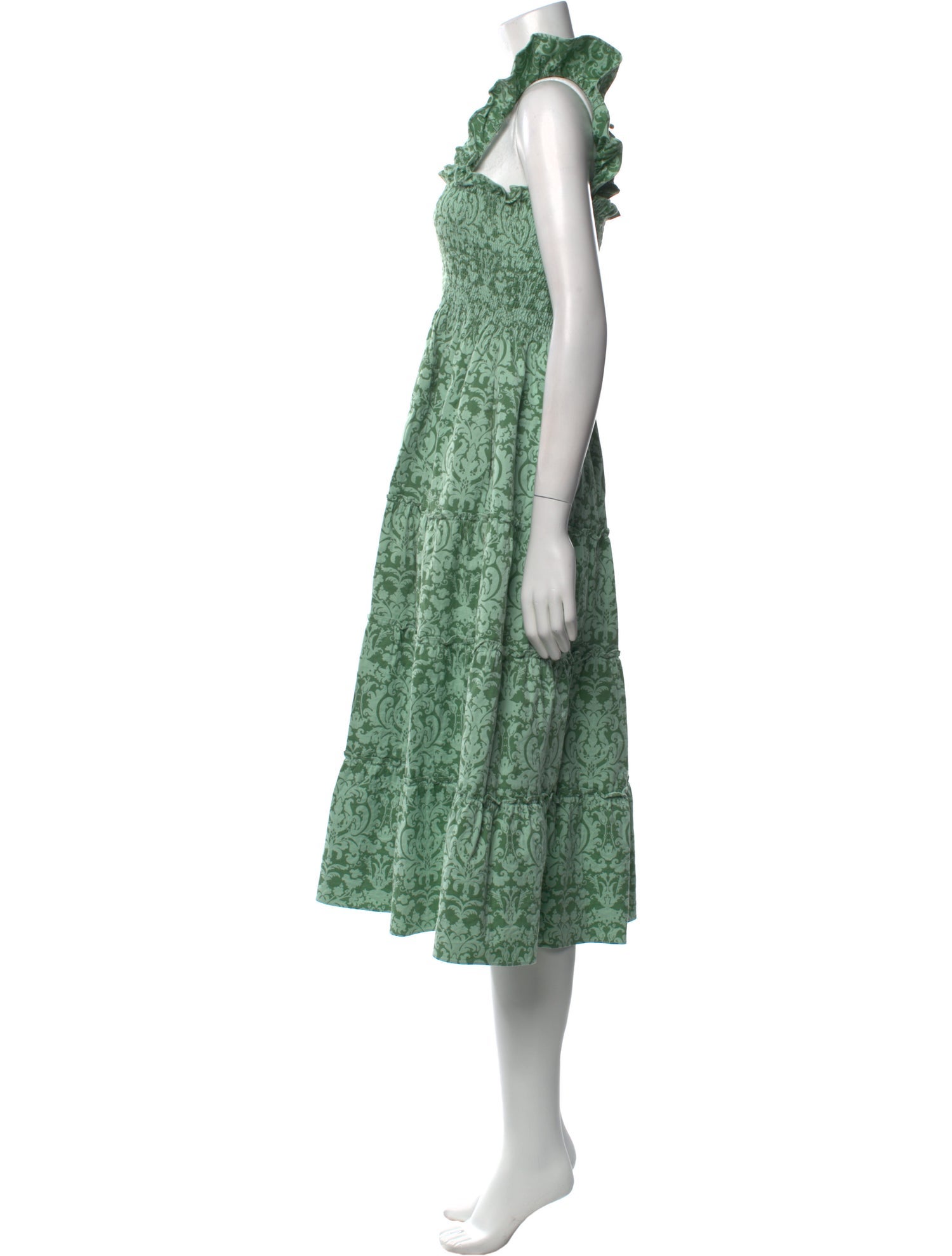 Hill House Home Printed Midi Length Dress