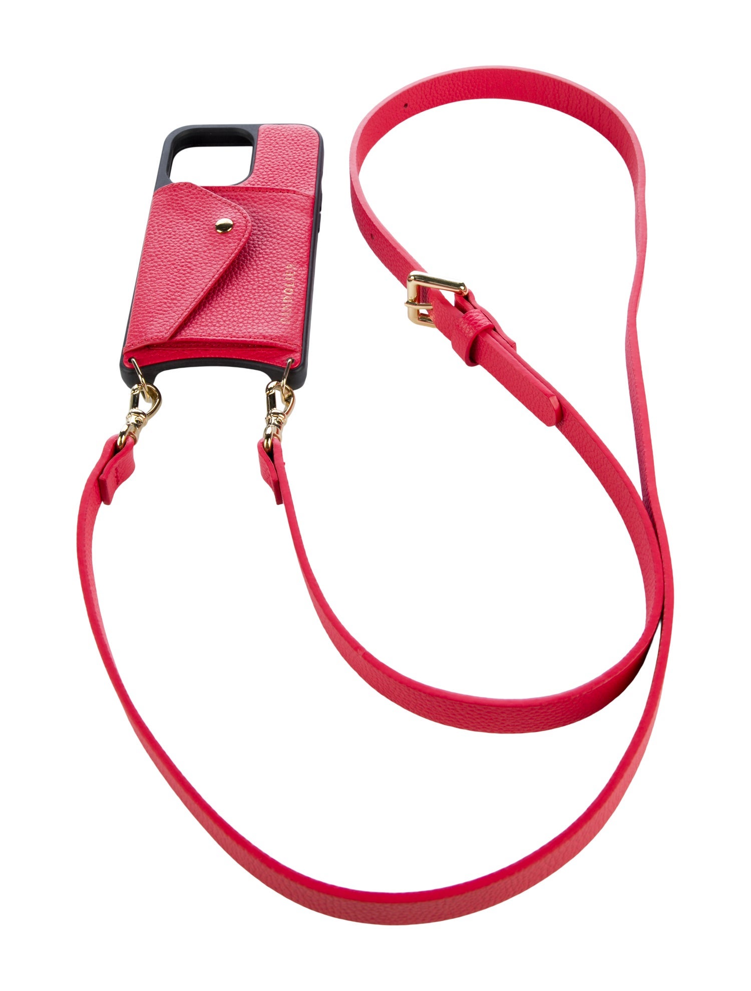 Hill House Home leather traveling Iphone 14 pro case with leather strap