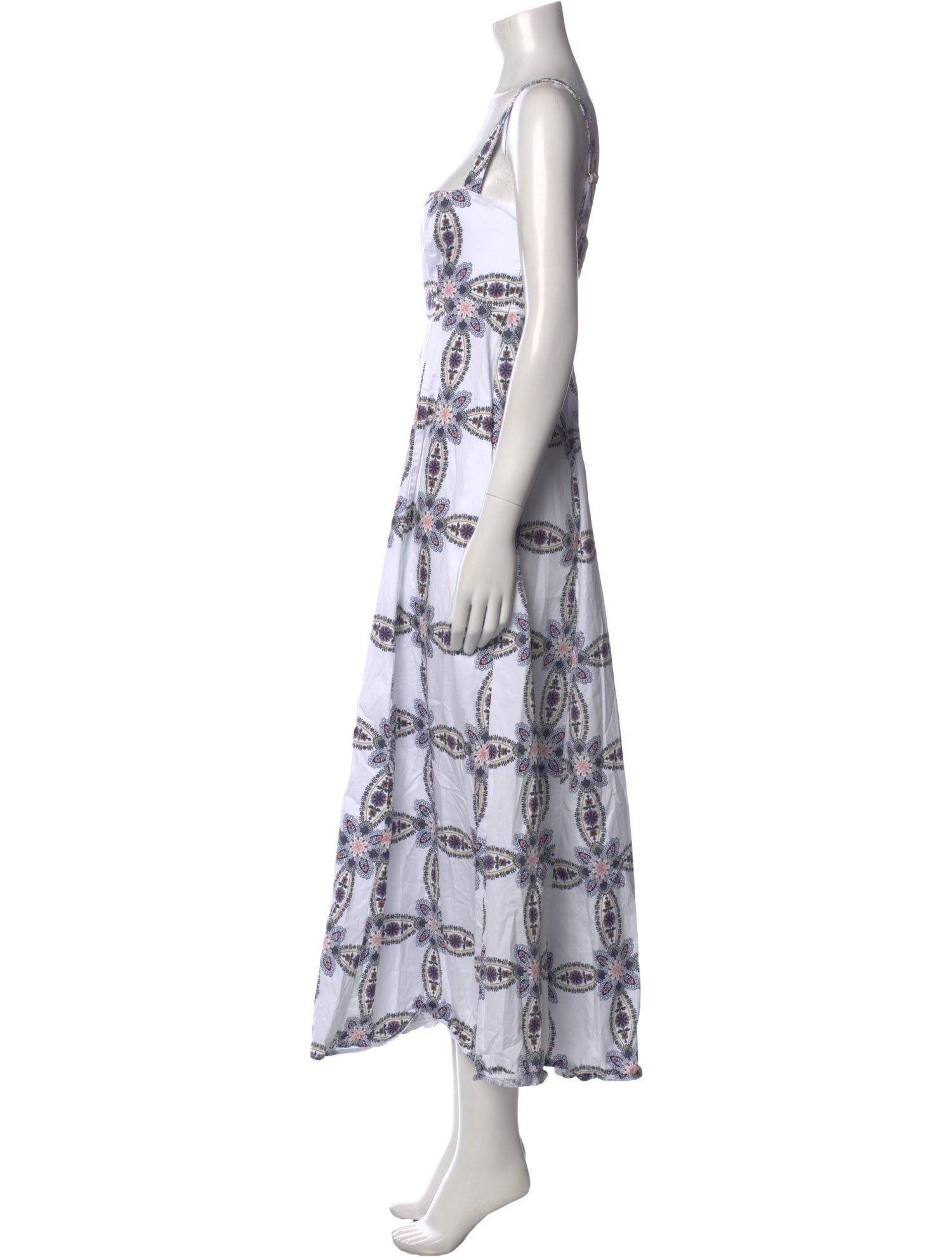 Hill House Home Printed Midi Length Dress