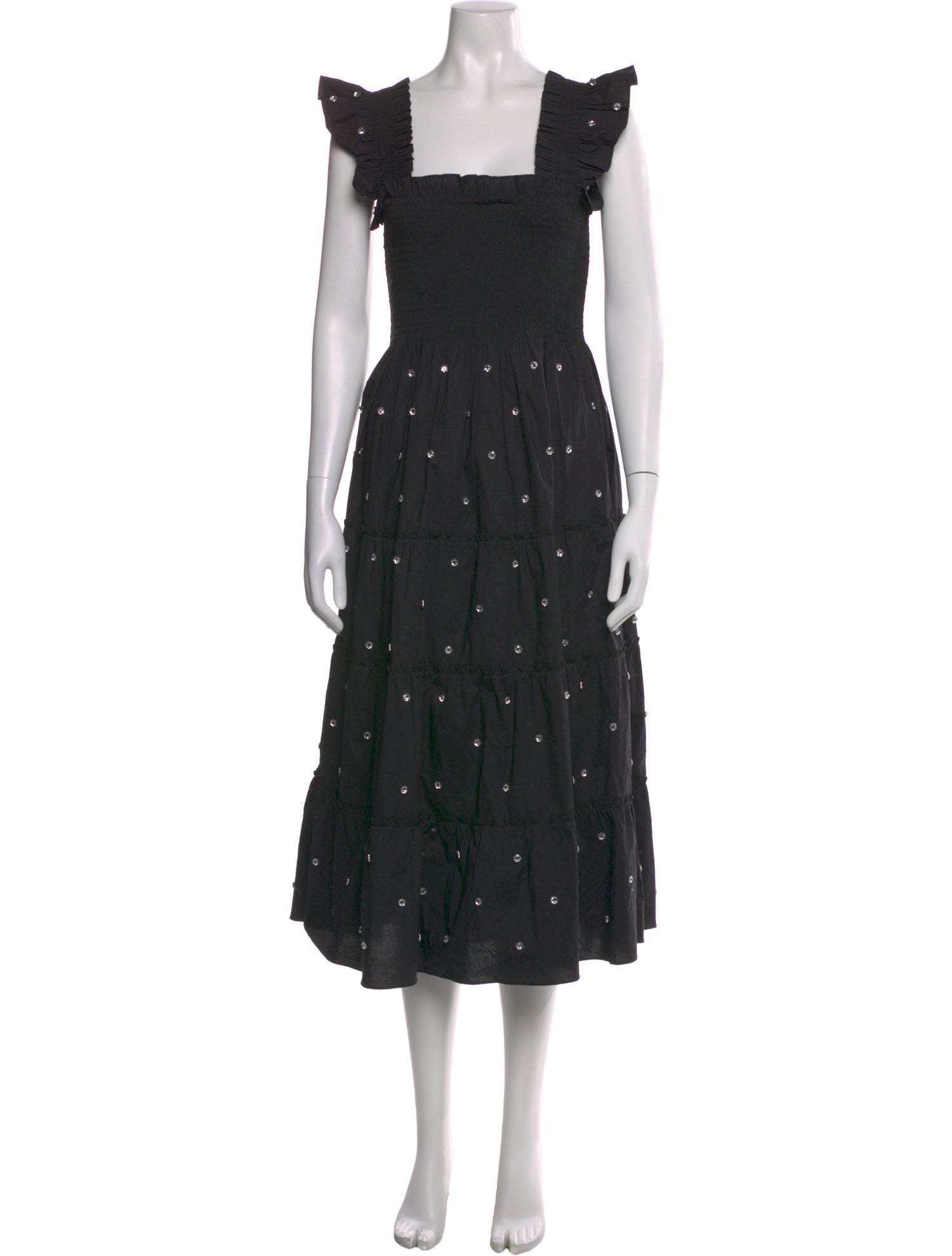 Hill House Home Printed Midi Length Dress