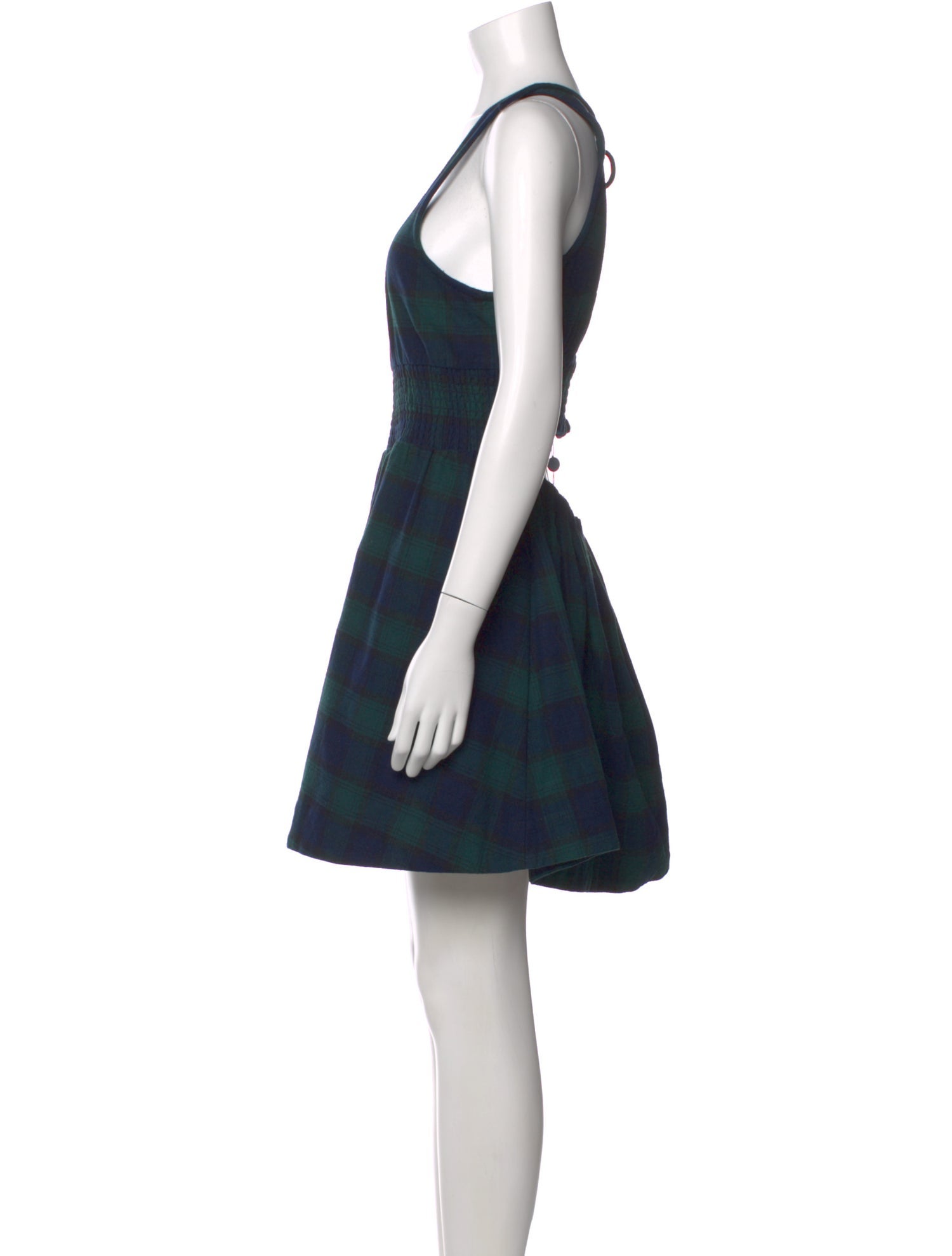 Hill House Home Plaid Print Mini Dress w/ Tags