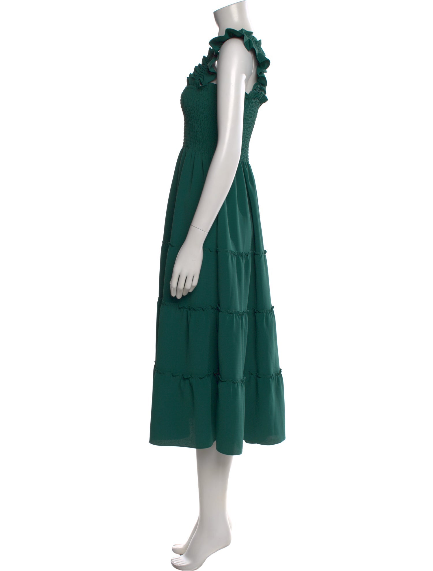 Hill House Home Square Neckline Midi Length Dress