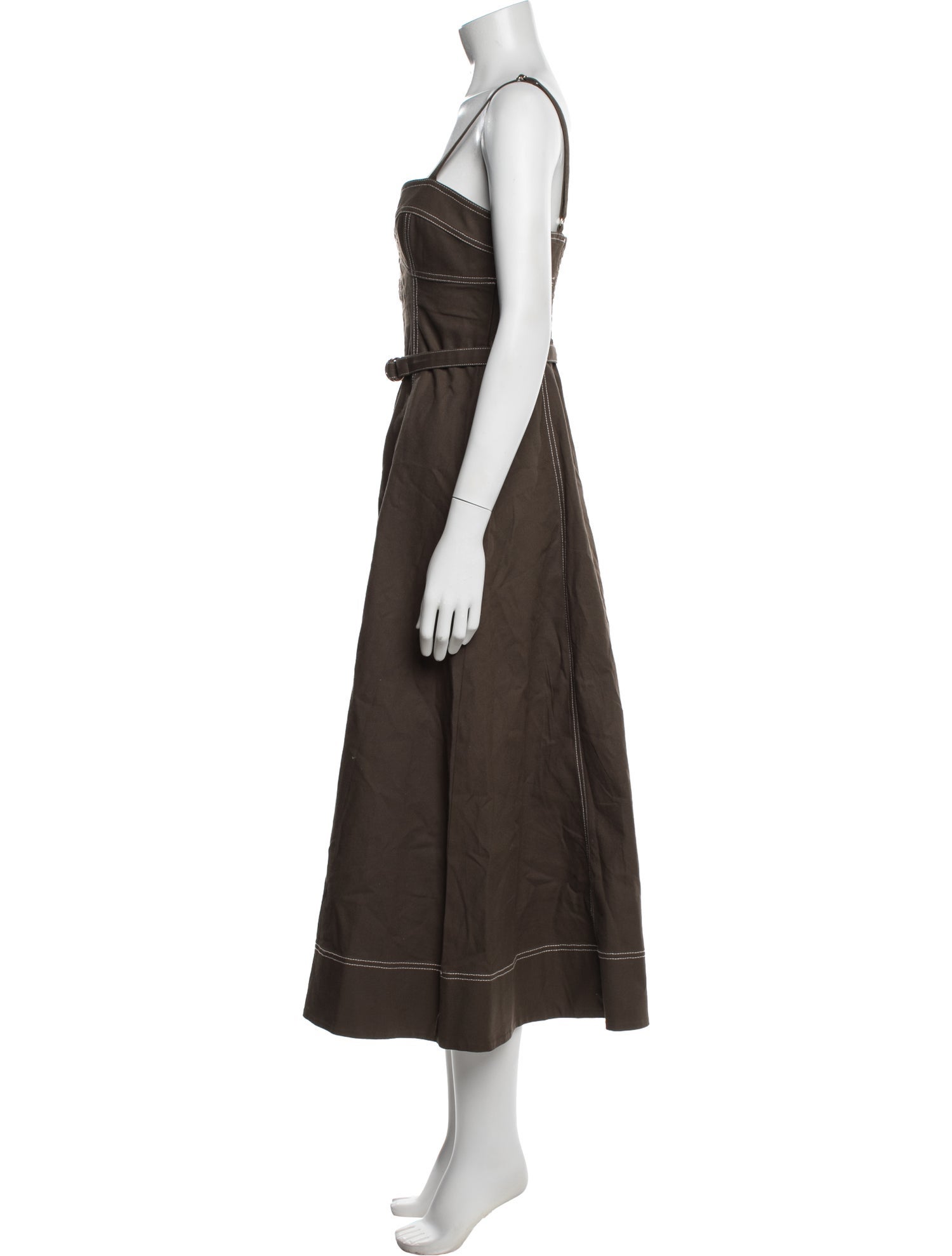 Hill House Home Square Neckline Midi Length Dress