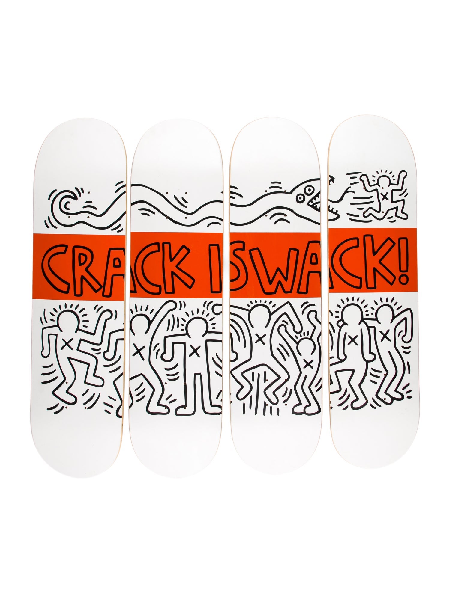 Home Set of 4 The Skateroom x Keith Haring Skate Decks