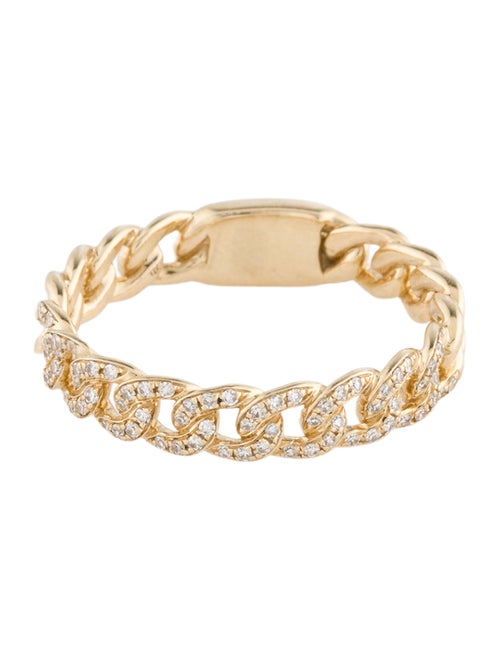 Ron Hami 14K Diamond Curb Link Band