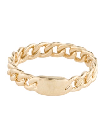 Ron Hami 14K Diamond Curb Link Band