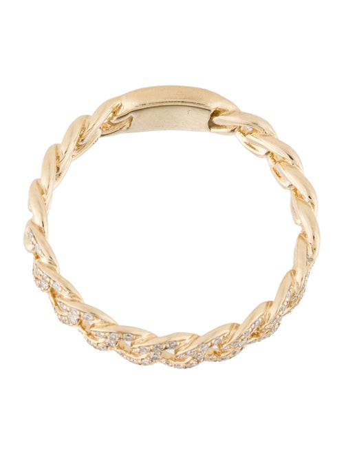 Ron Hami 14K Diamond Curb Link Band