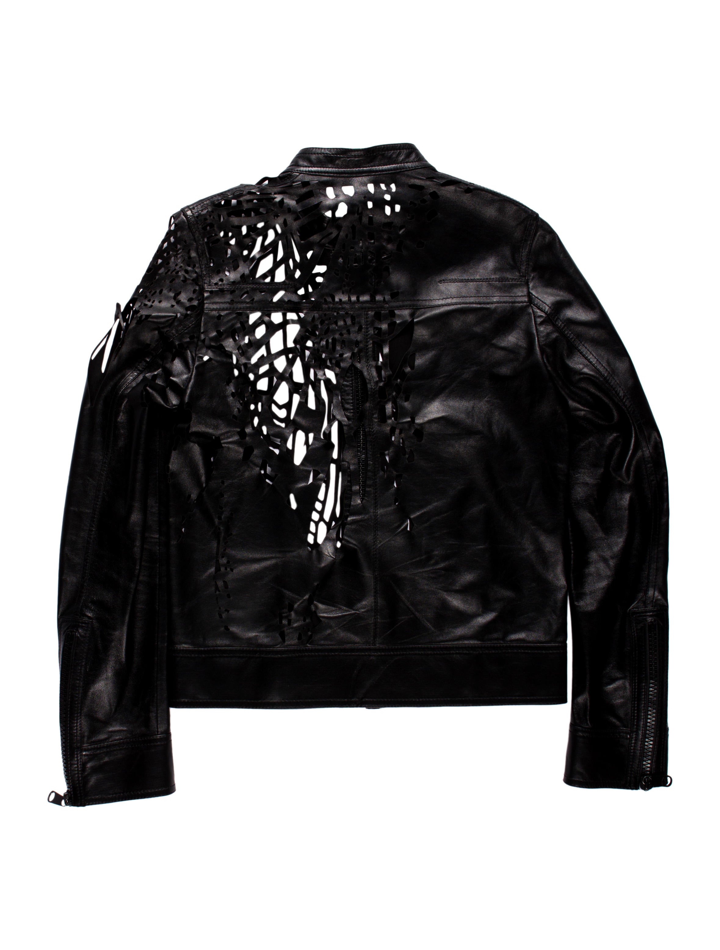 Dior Homme Laser Cut Leather Jacket Clothing Hmm21299 The Laser Cut Leather Jacket