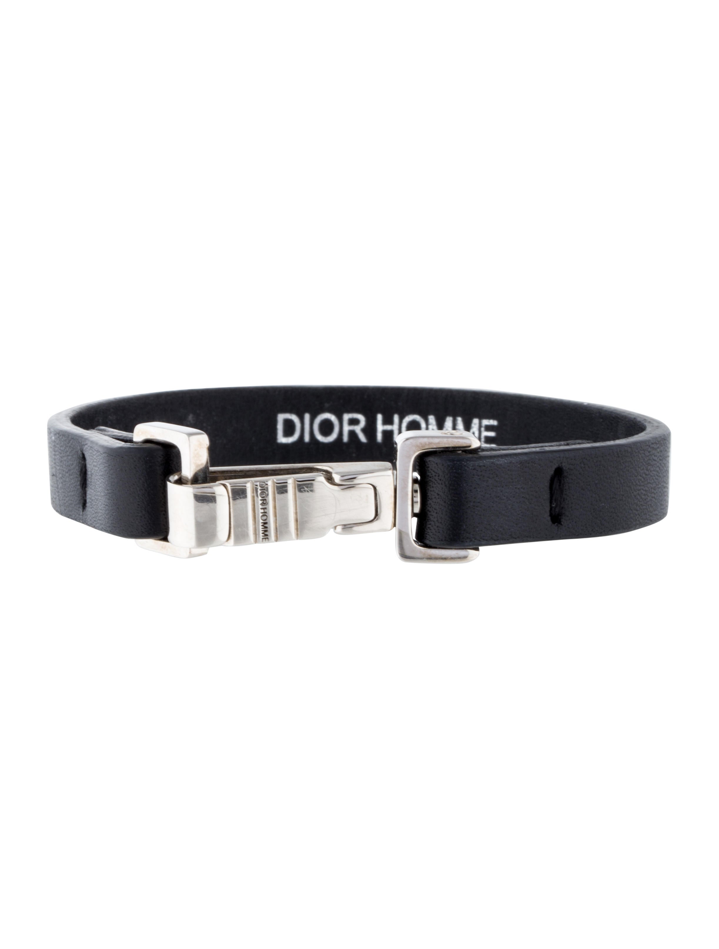 Dior Homme Leather Link Bracelet Bracelets HMM21819 The RealReal